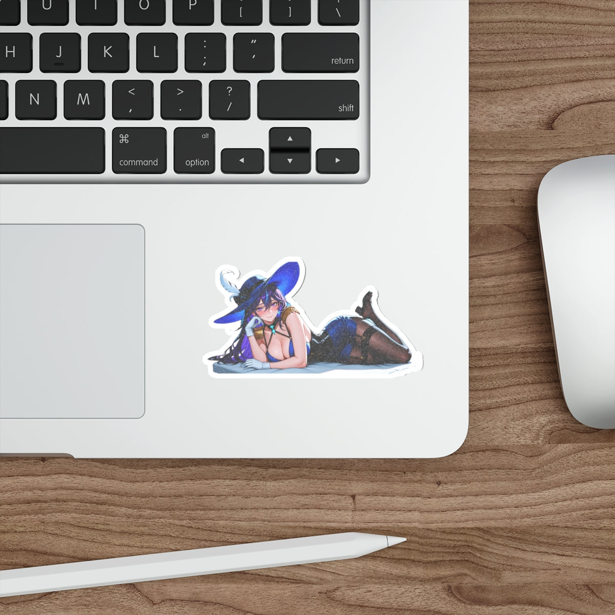 Clorinde Genshin Impact Anime Die Cut Sticker | Pinup Beach Babes Pt. 4