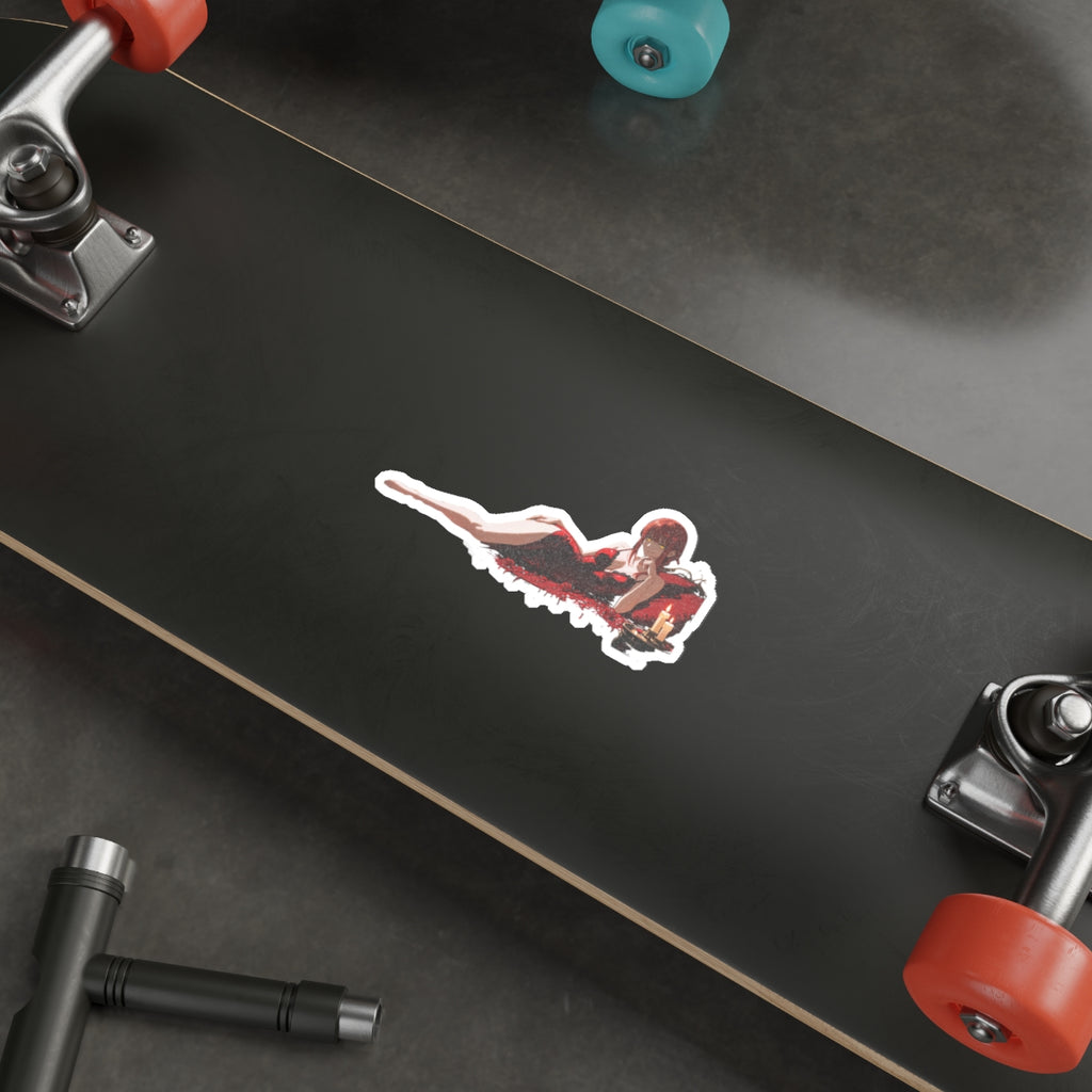 Makima Chainsaw Man Spicy Boudoir Anime Vinyl Sticker | Die Cut — Boudoir Pt. 1