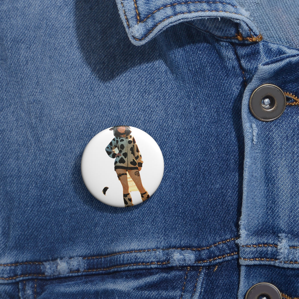 Blanc NIKKE Cow-Print Anime Pin Button Pinup Badge — Cow Girls Pt. 2