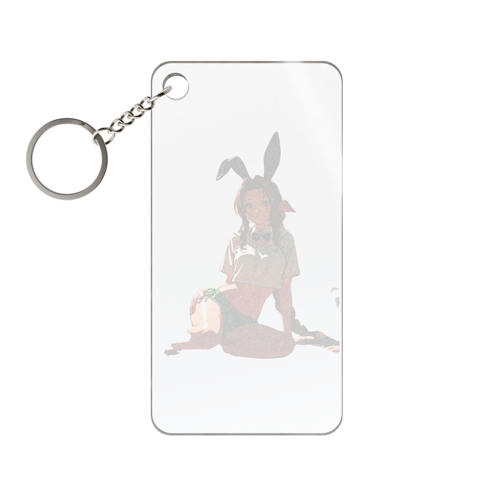 Aerith Final Fantasy VII Bunny Girl Anime Keychain Charm Bunny Girls Pt. 8