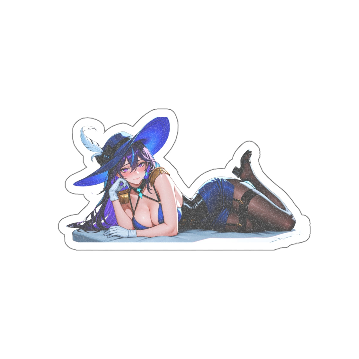 Clorinde Genshin Impact Anime Die Cut Sticker | Pinup Beach Babes Pt. 4