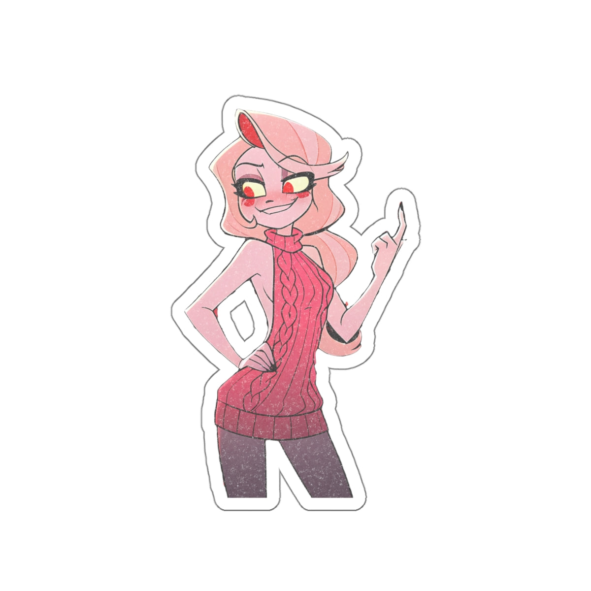 Charlie Morningstar Hazbin Hotel Anime Sticker | Spicy — Virgin Killer Pt. 2