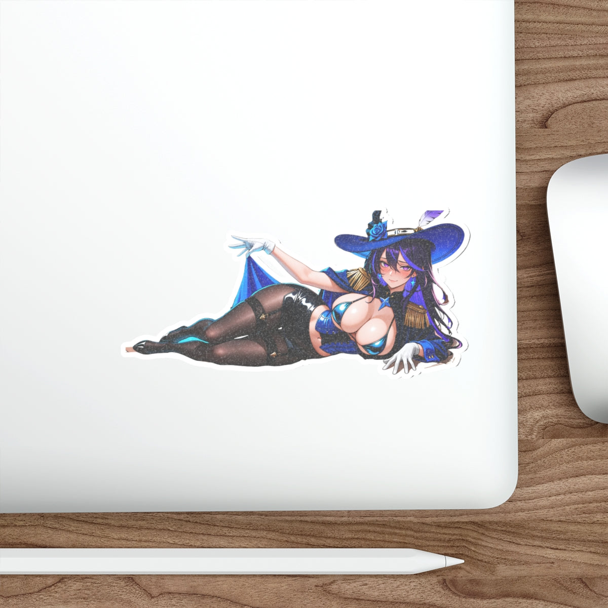 Clorinde Genshin Impact Anime Die Cut Sticker Pinup Beach Babes Pt. 4 (Spicy)