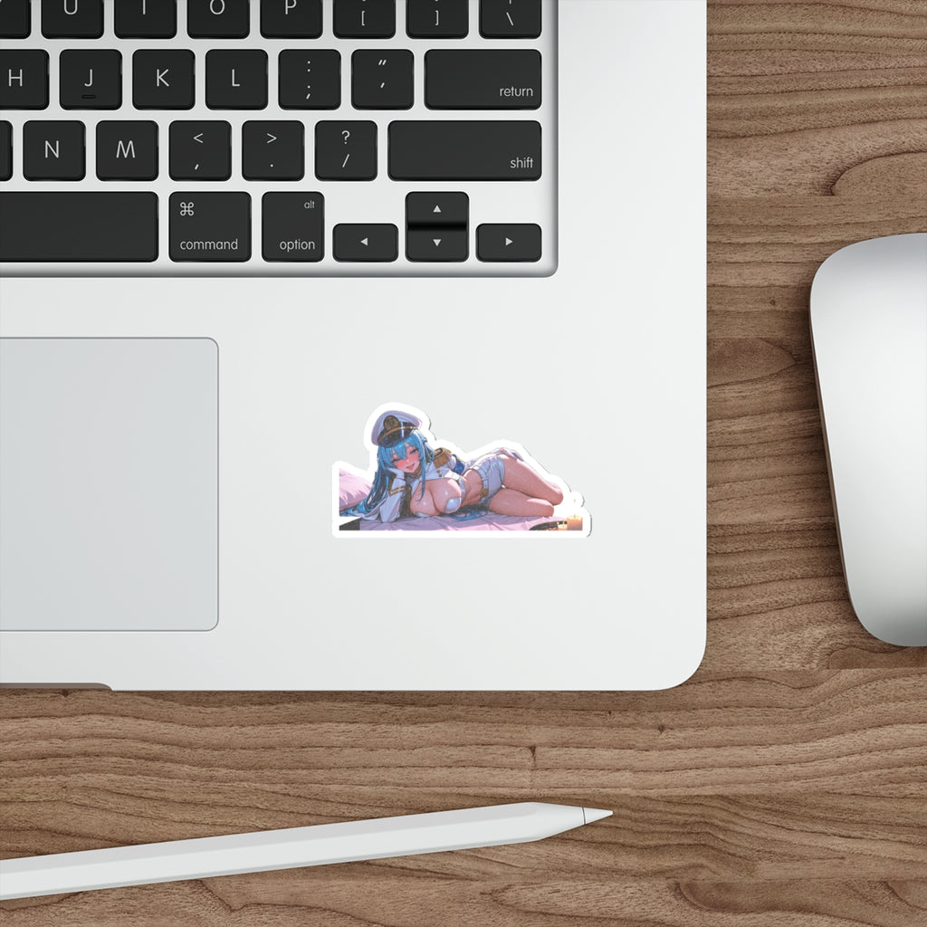 Helm NIKKE Anime Die-Cut Vinyl Sticker pinup fan art — Boudoir Pt. 3