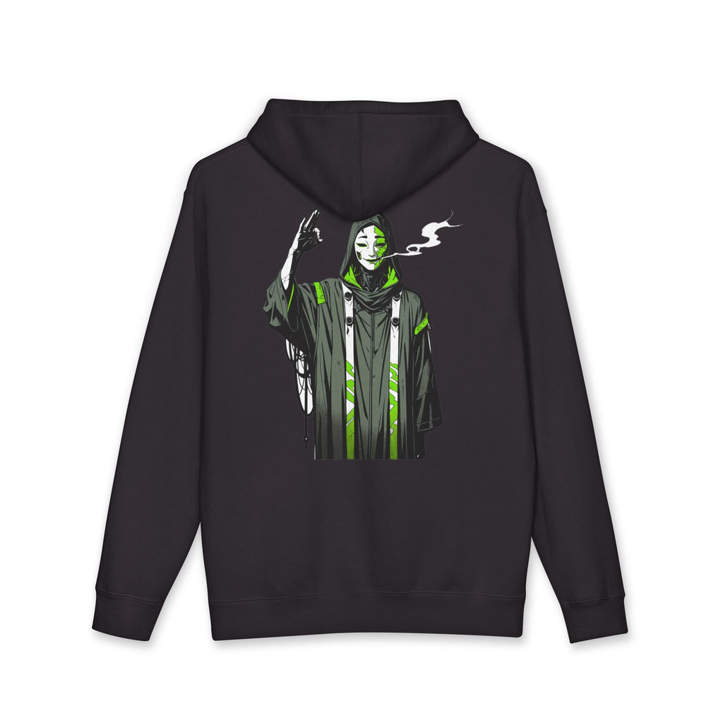 Anime Streetwear Hoodie Serpent Shaman Back Graphic Pullover