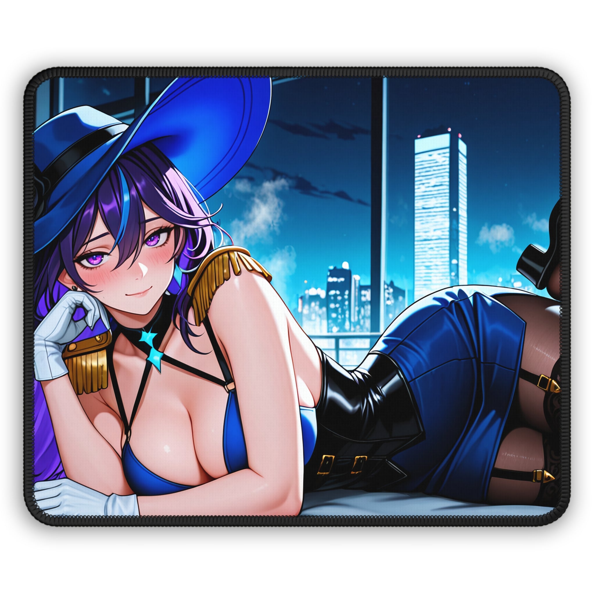Clorinde Genshin Impact Pinup Mouse Pad Anime Desk Mat Beach Babes Pt. 4