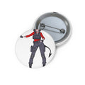 Modeus Helltaker Anime Pin Button | Tactical Pinup Fan Art Badge