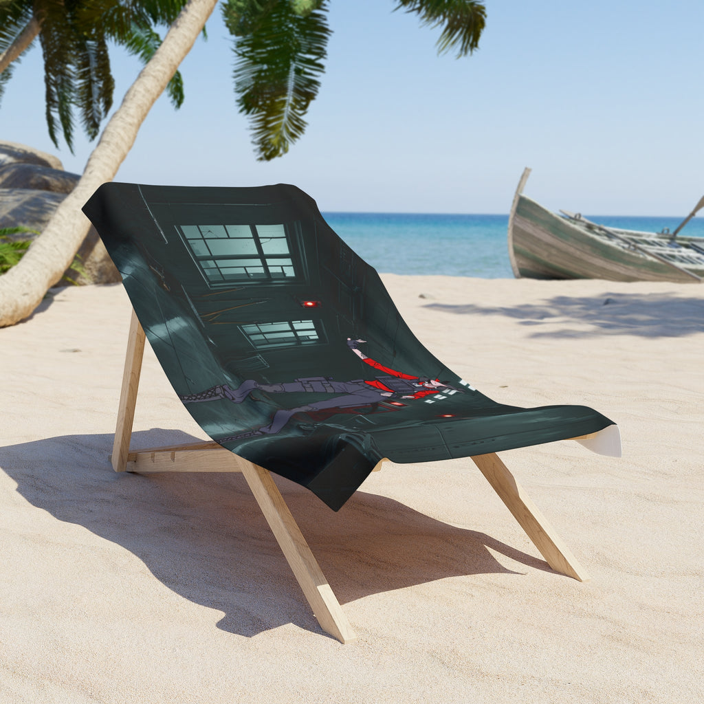 Modeus Helltaker Anime Beach Towel | Tactical Pinup Fan Art