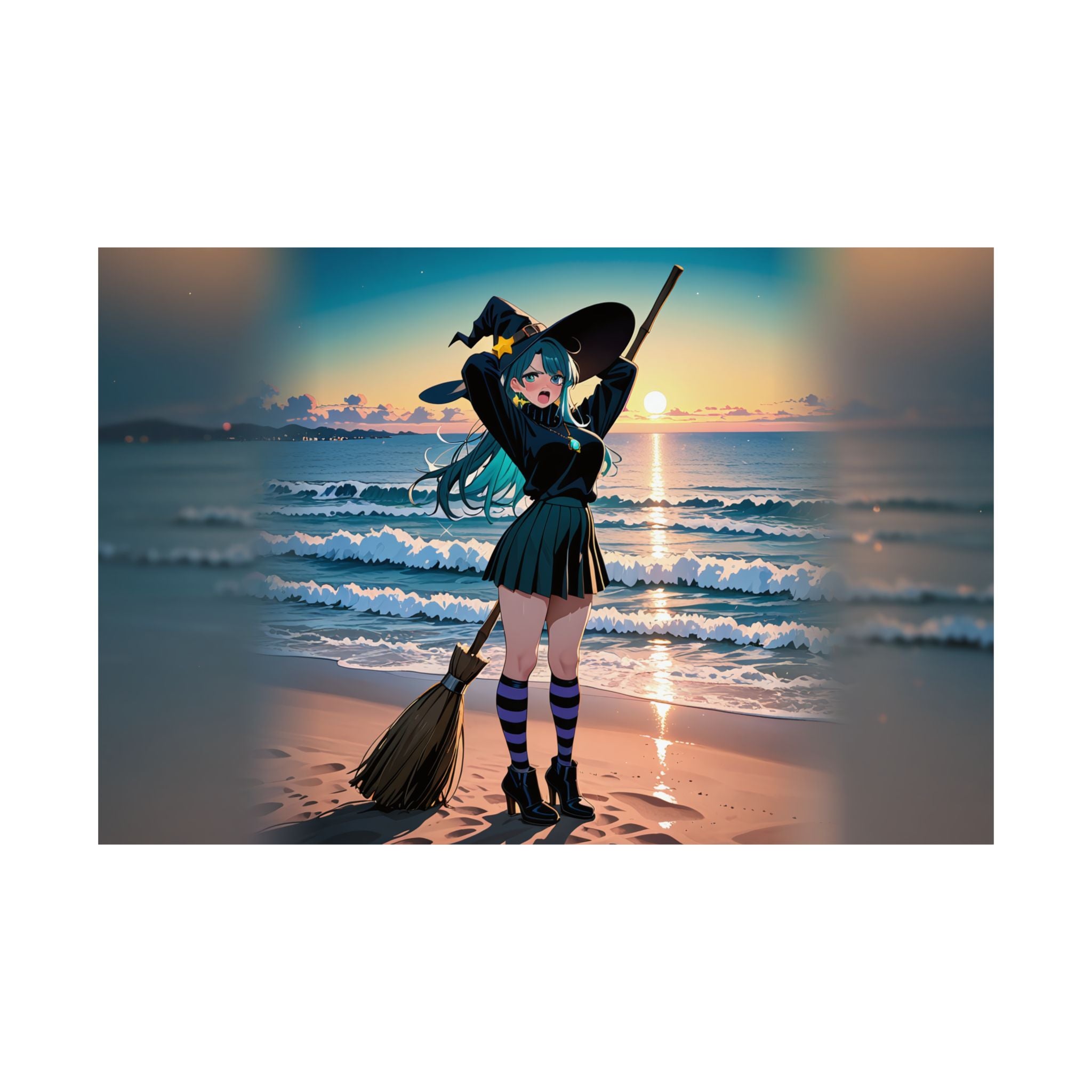 Kirara Hoshi JJK Witch Anime Wall Art Poster — Beach Babes Pt. 6