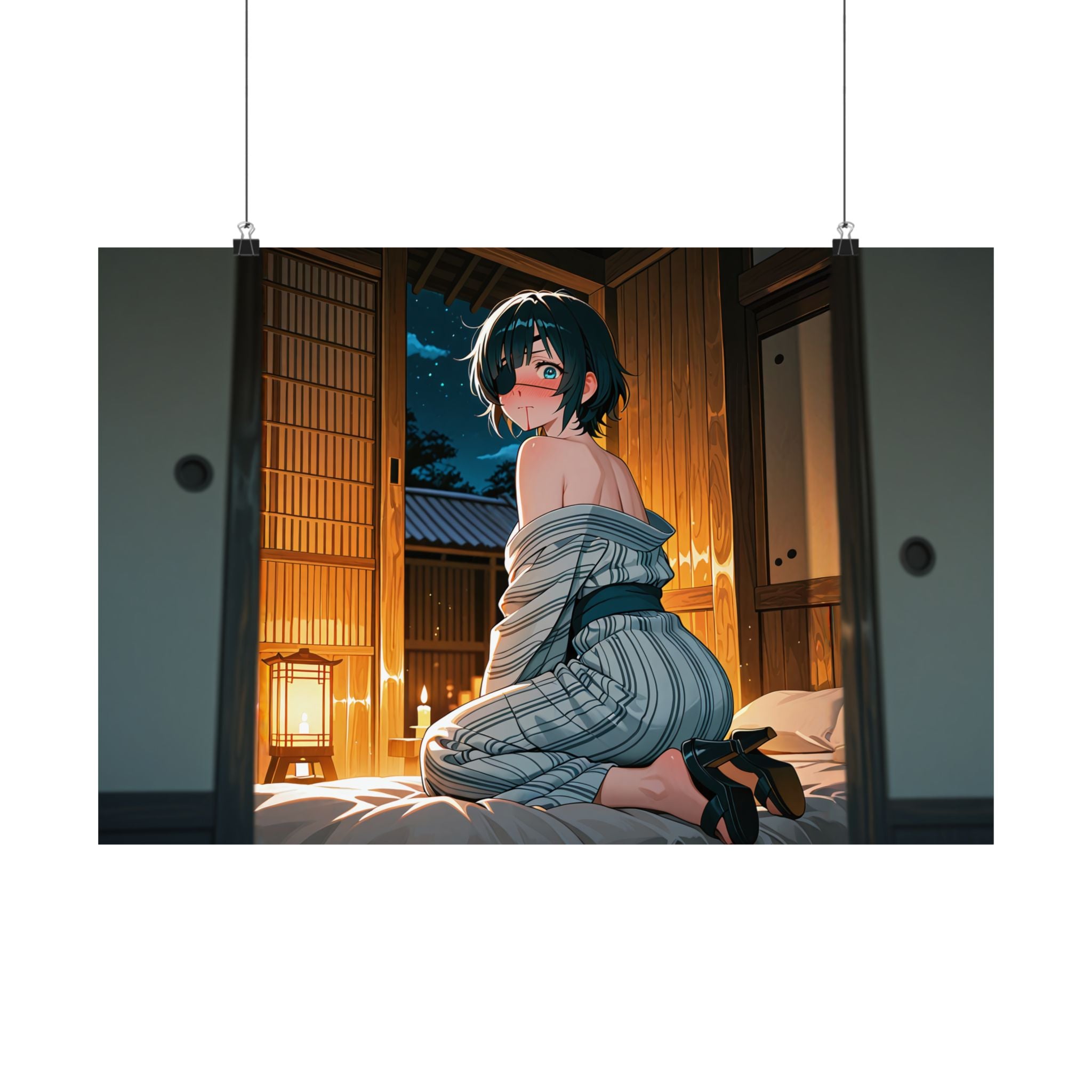 Himeno || Chainsaw Man · Onsen · Tube — Onsen Pt. 1 Anime Wall Art Poster Print
