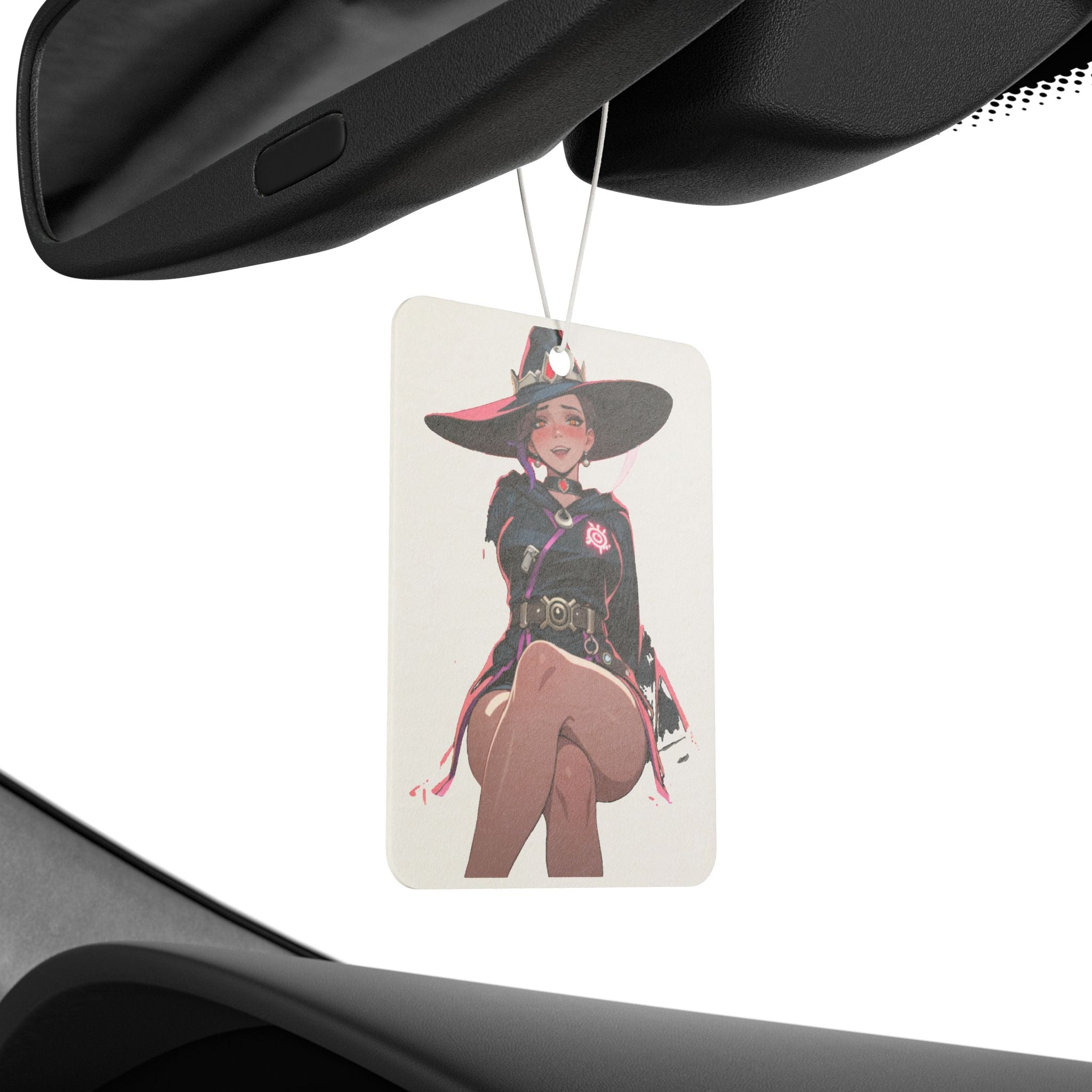 Domina Overwatch Witch Anime Car Air Freshener | Rearview — The Spicy Den Pt. 3