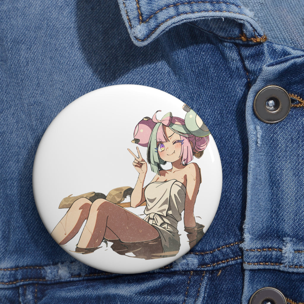 Iono Anime Pin Button Onsen Spicy Variant — Onsen Pt. 2 (Spicy)