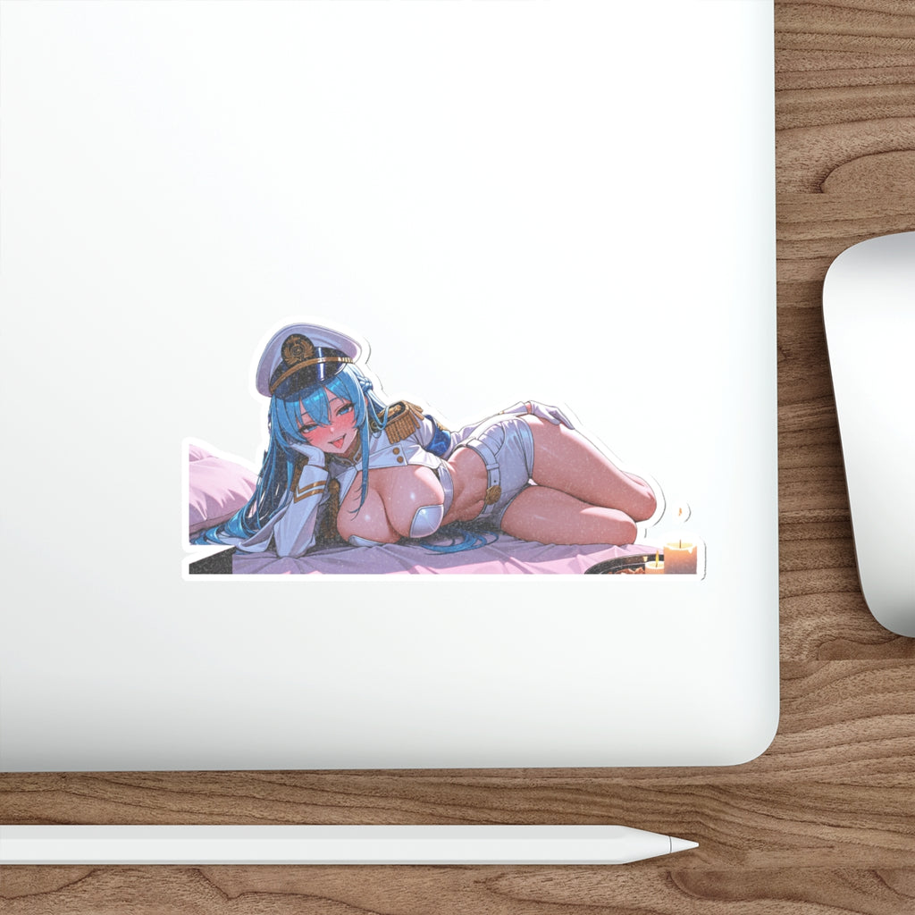 Helm NIKKE Anime Die-Cut Vinyl Sticker pinup fan art — Boudoir Pt. 3