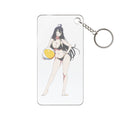 Albedo Overlord Spicy Summer Anime Keychain Charm | Pinup Fan Art