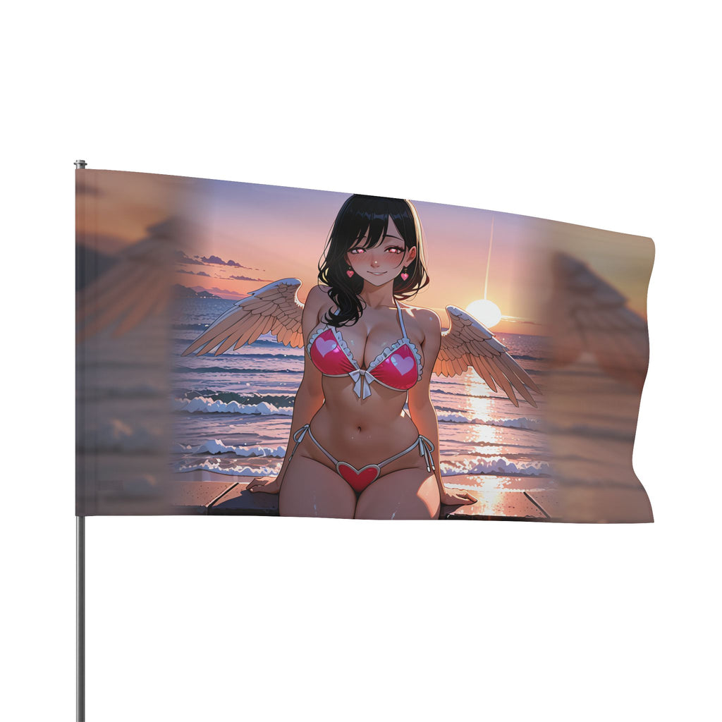 Kirara Hoshi JJK Spicy Anime Wall Flag Cupid Beach — Beach Babes Pt. 5 (Spicy)