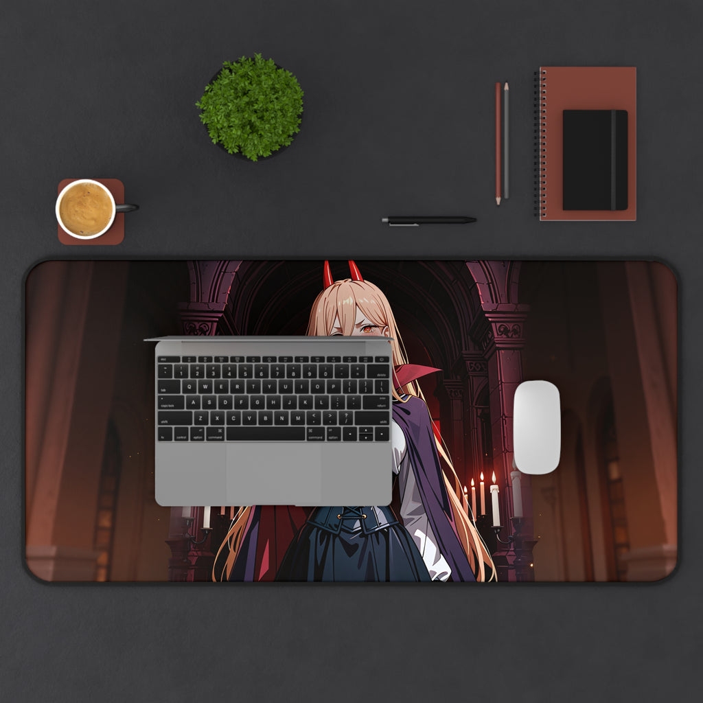 Power Chainsaw Man Gothic Vampire Desk Mat | Bunny Girls Pt. 6