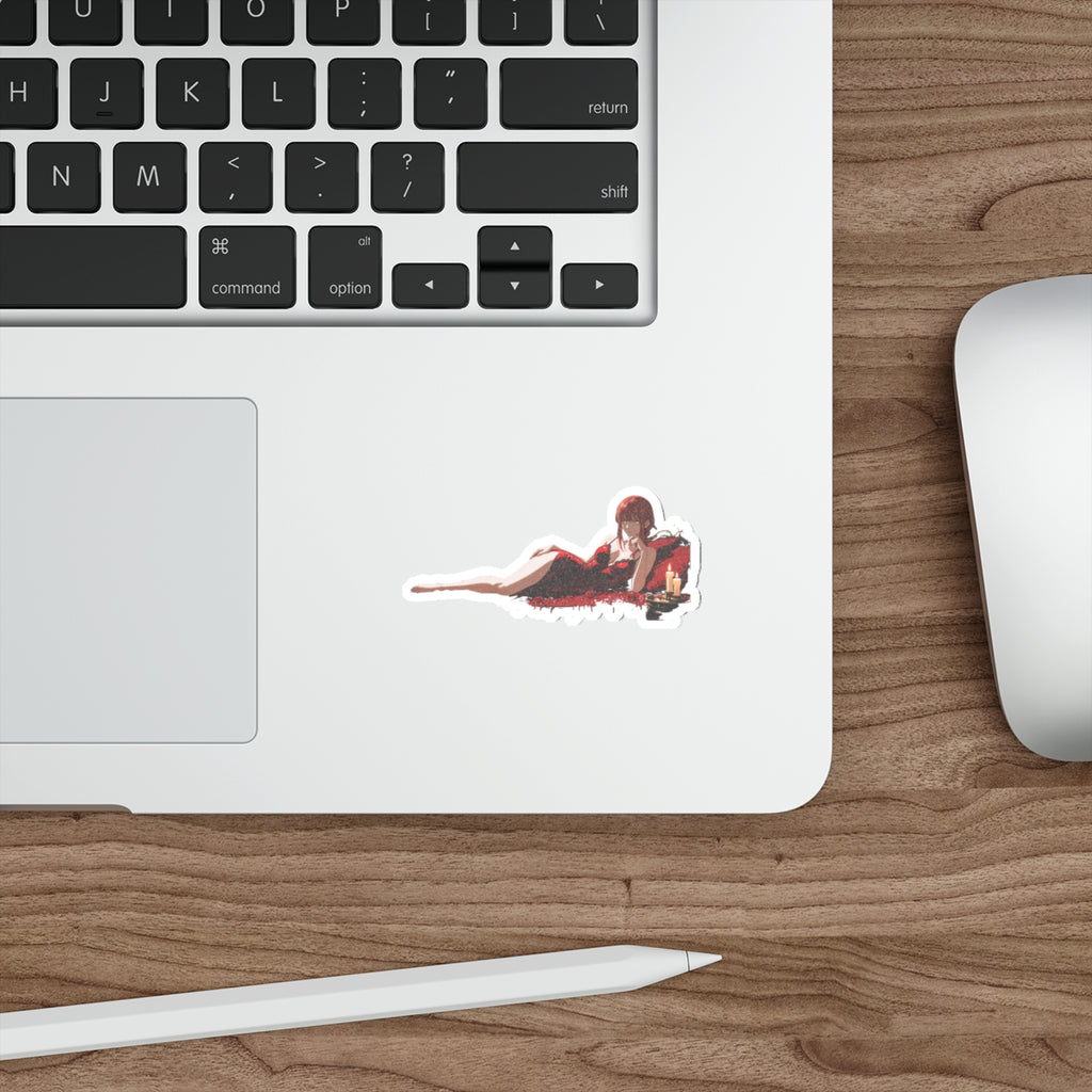 Makima Chainsaw Man Spicy Boudoir Anime Vinyl Sticker | Die Cut — Boudoir Pt. 1
