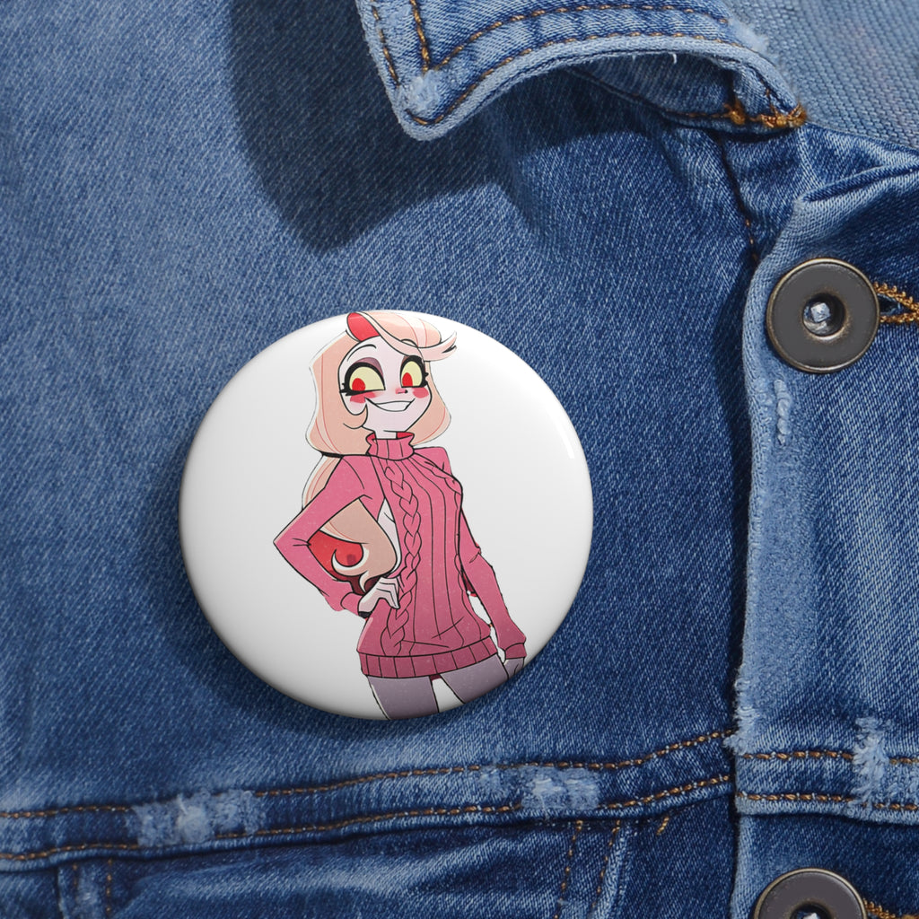 Charlie Morningstar Hazbin Hotel Anime Pin Button Pinup Virgin Killer Pt. 2