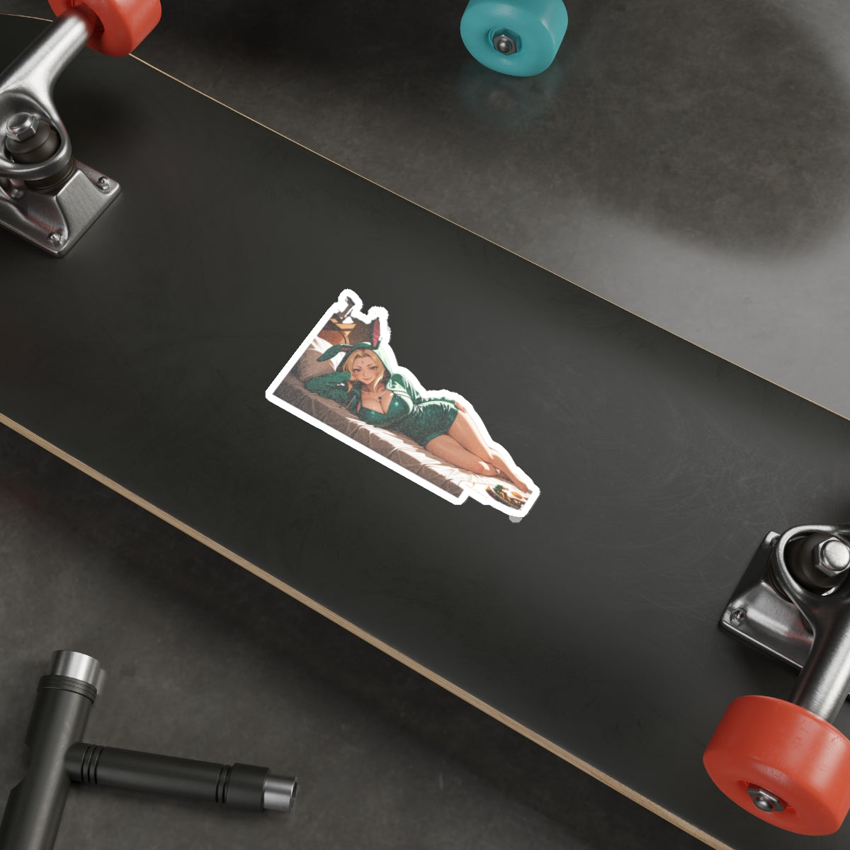 Tsunade Naruto Anime Pinup Bikini Die Cut Vinyl Sticker — Bunny Girls Pt. 6