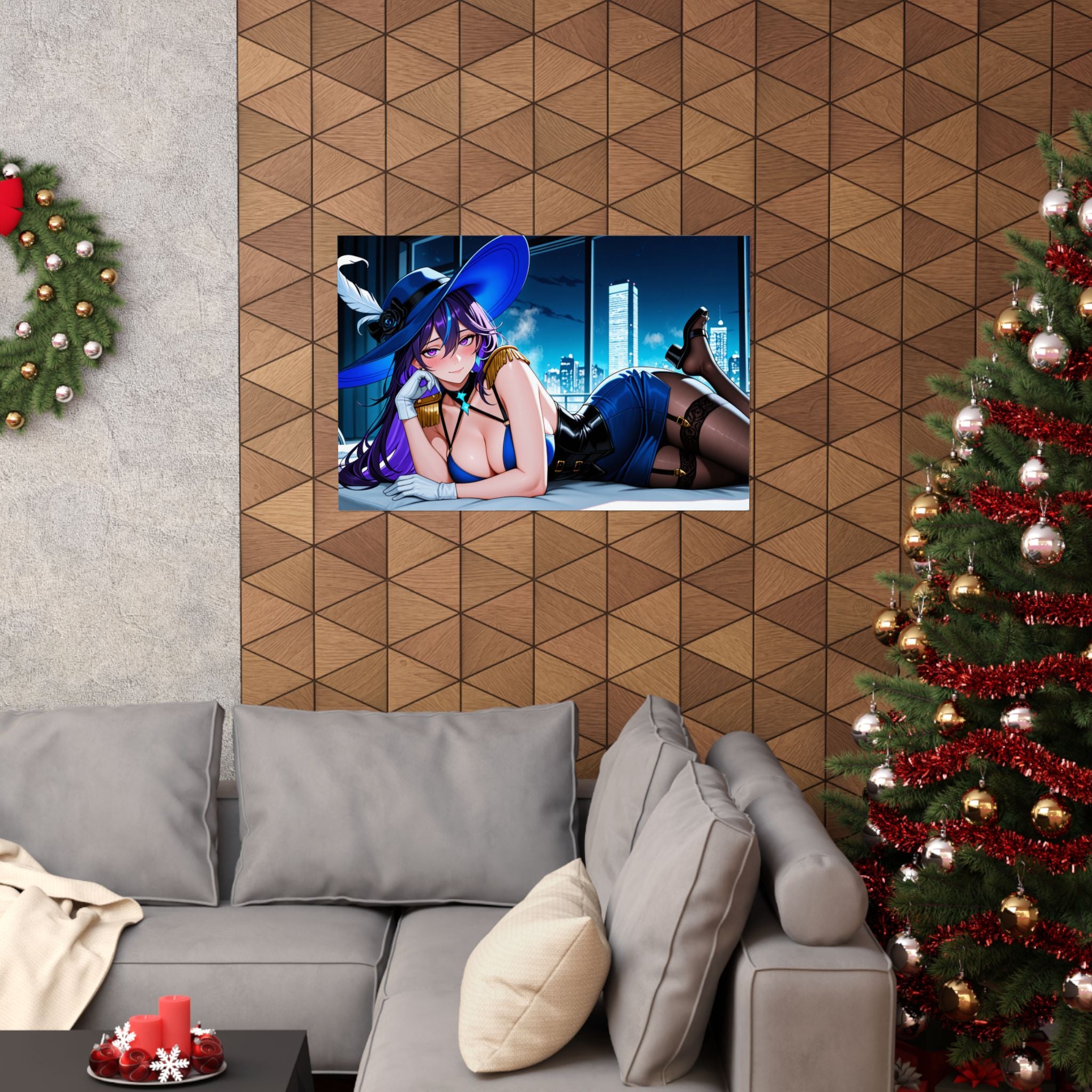 Clorinde Genshin Impact Anime Wall Art Poster | Pinup — Beach Babes Pt. 4