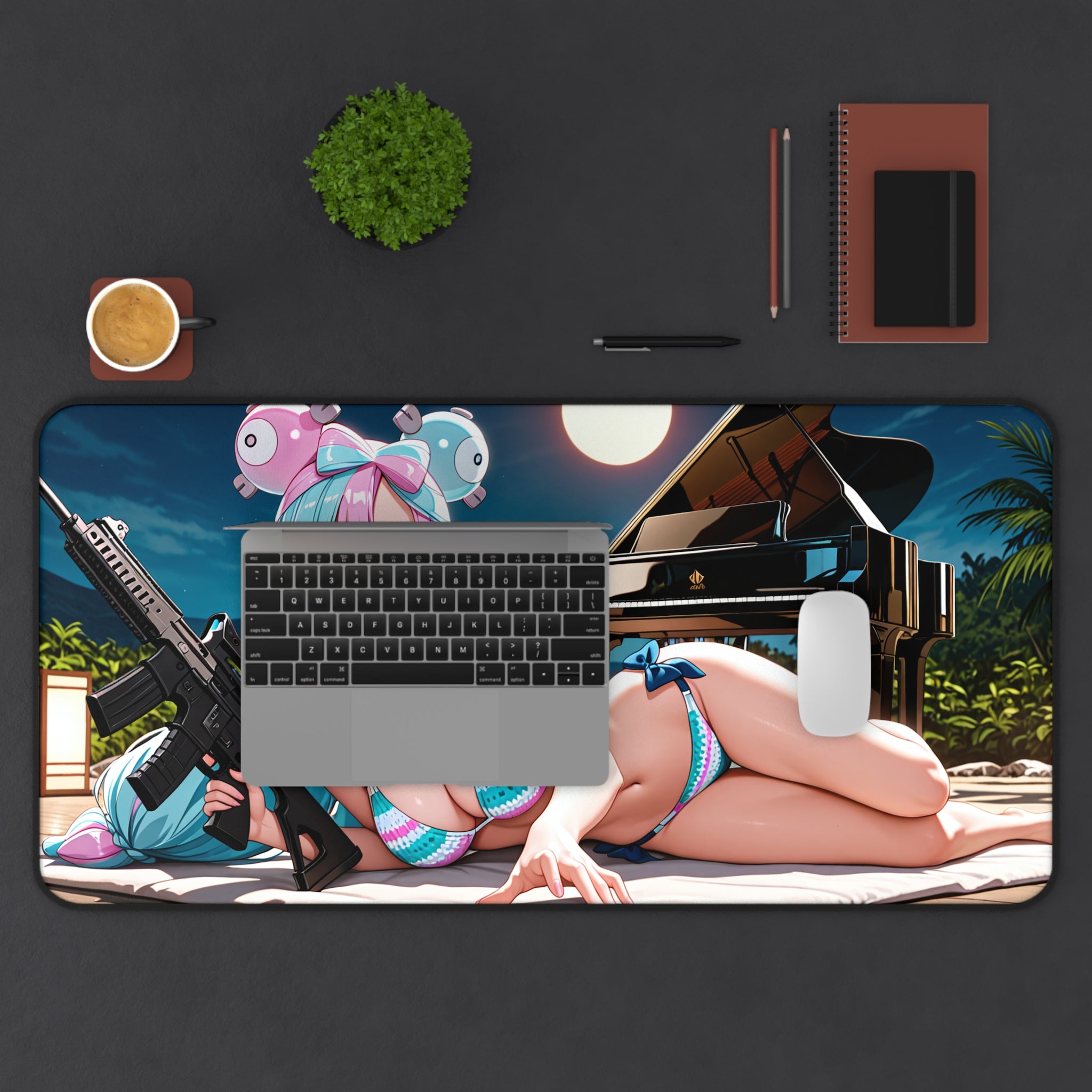 Iono Anime Pinup Desk Mat Large Mouse Pad Fan Art Tactical Girls Pt. 3