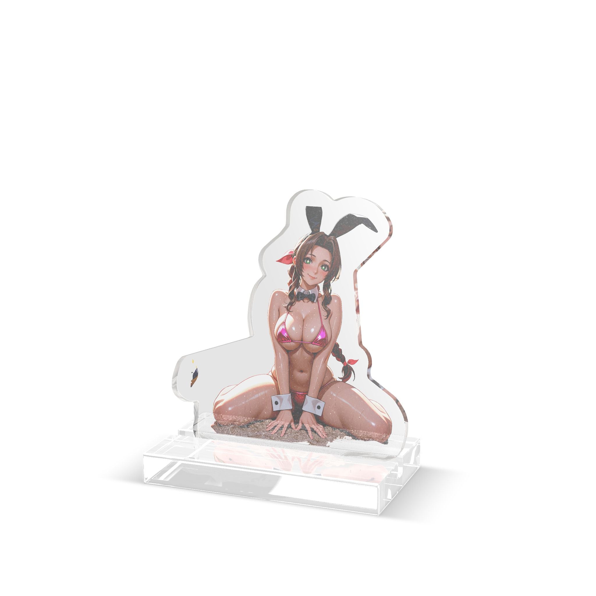 Aerith Final Fantasy VII Spicy Bunny Girl Anime Standee — Bunny Girls Pt. 8