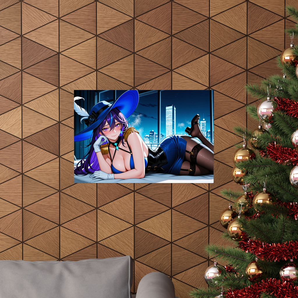 Clorinde Genshin Impact Anime Wall Art Poster | Pinup — Beach Babes Pt. 4