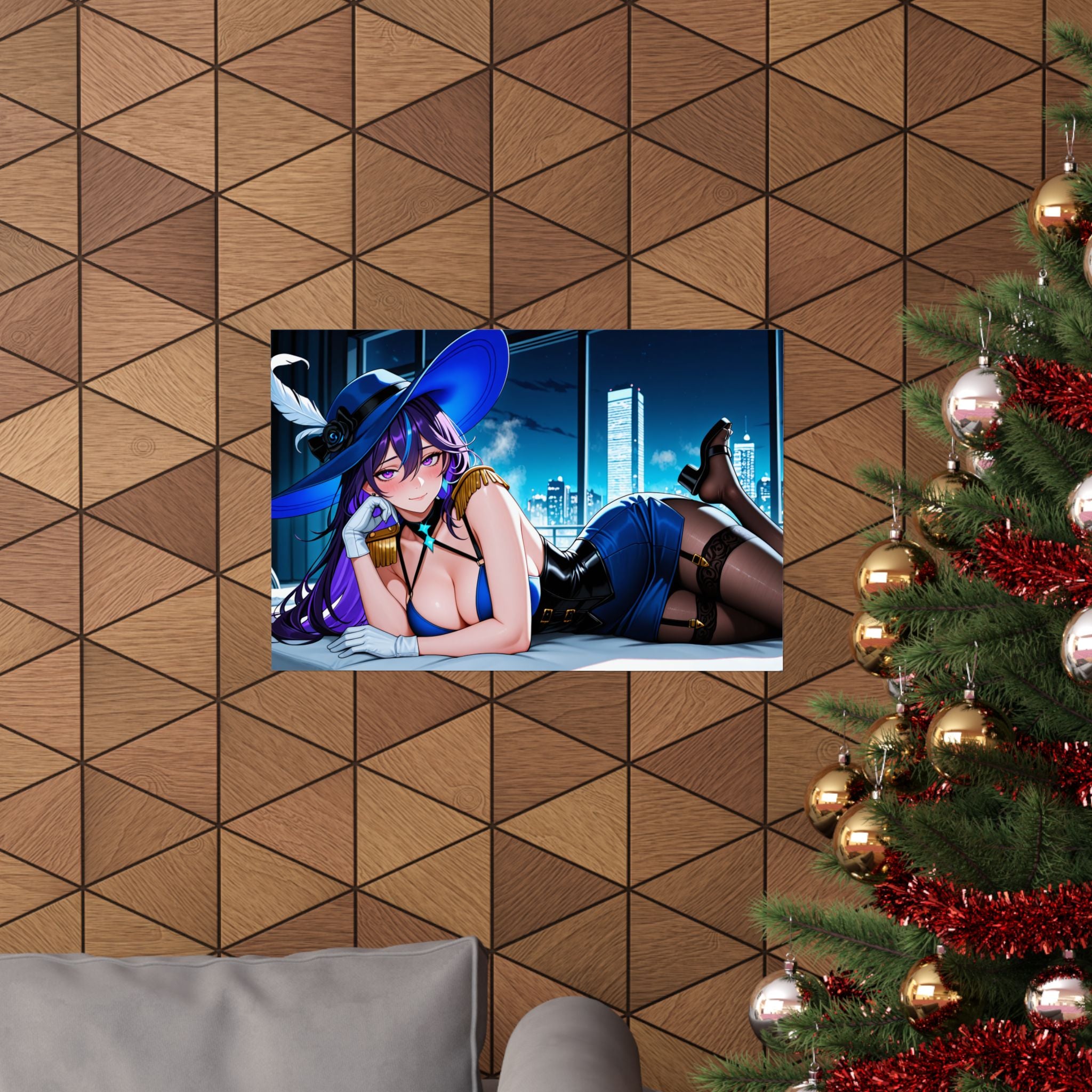 Clorinde Genshin Impact Anime Wall Art Poster | Pinup — Beach Babes Pt. 4