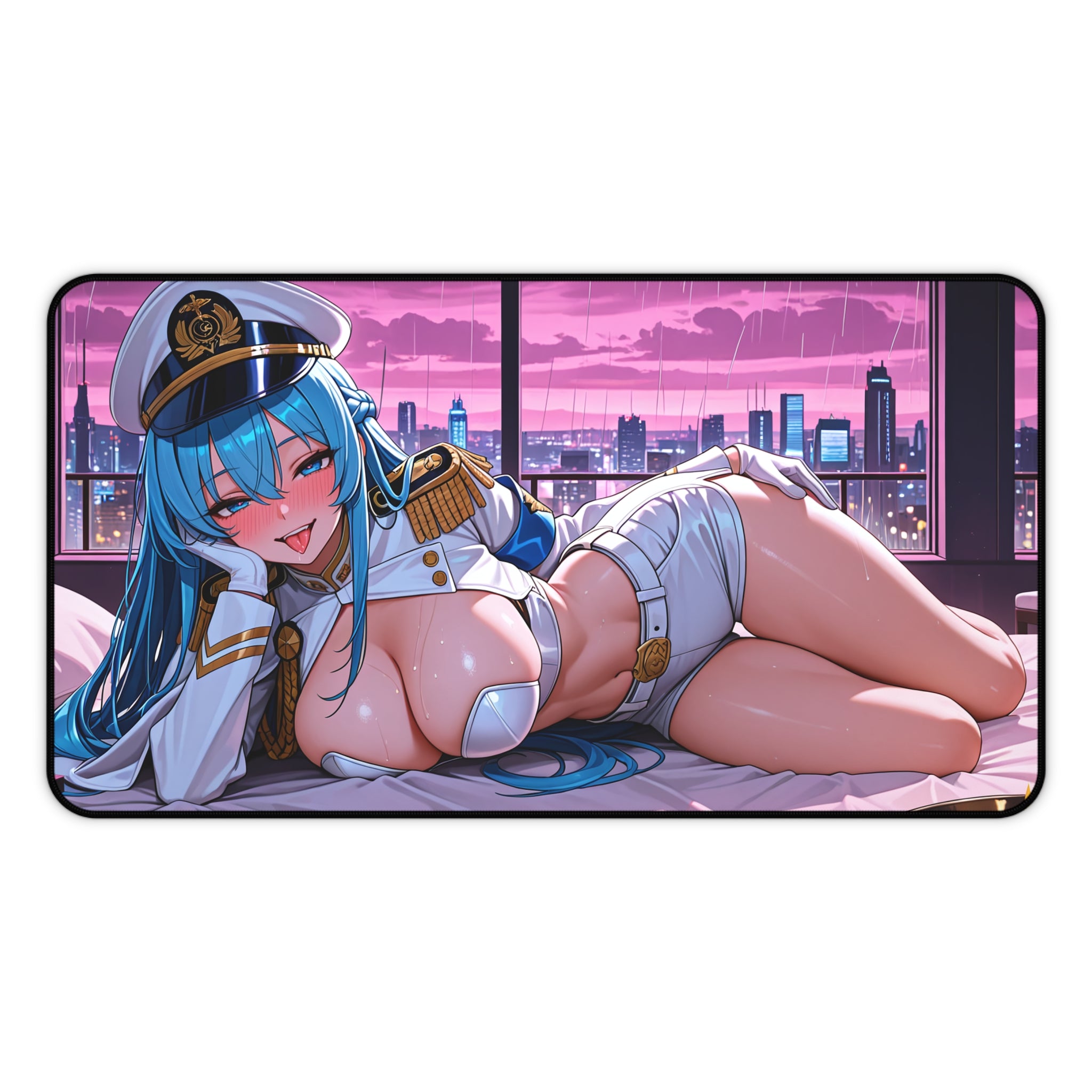 Helm NIKKE Anime Desk Mat Fan Art Pinup Gaming Pad — Boudoir Pt. 3