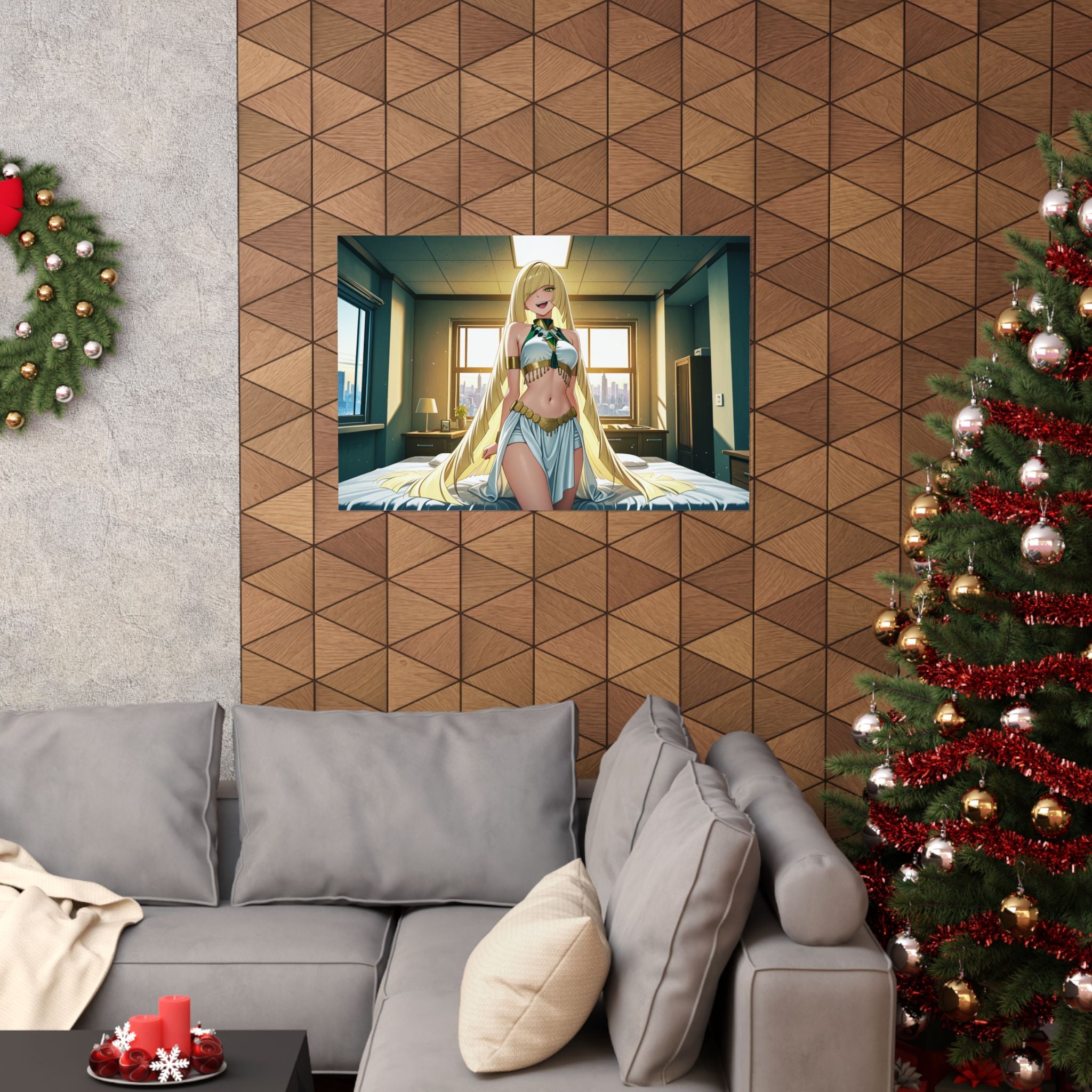Lusamine Spicy Anime Wall Art Poster | Desert Dancer — Boudoir Pt. 5