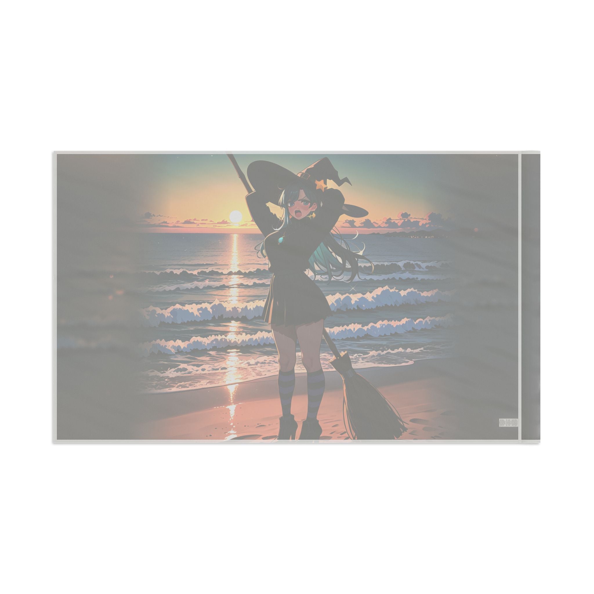 Kirara Hoshi JJK Anime Wall Flag Witch Beach Pinup — Beach Babes Pt. 6