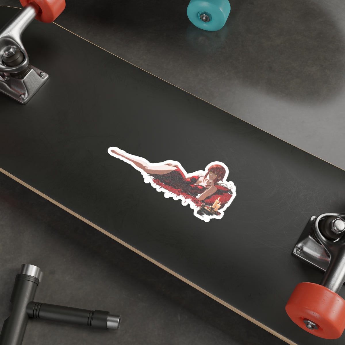 Makima Chainsaw Man Spicy Boudoir Anime Vinyl Sticker | Die Cut — Boudoir Pt. 1