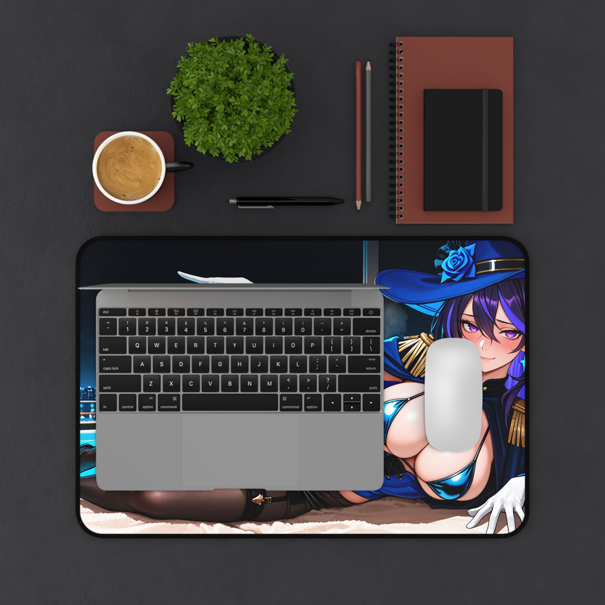 Clorinde Genshin Impact Spicy Anime Desk Mat | Beach Babes Pt. 4 (Spicy)