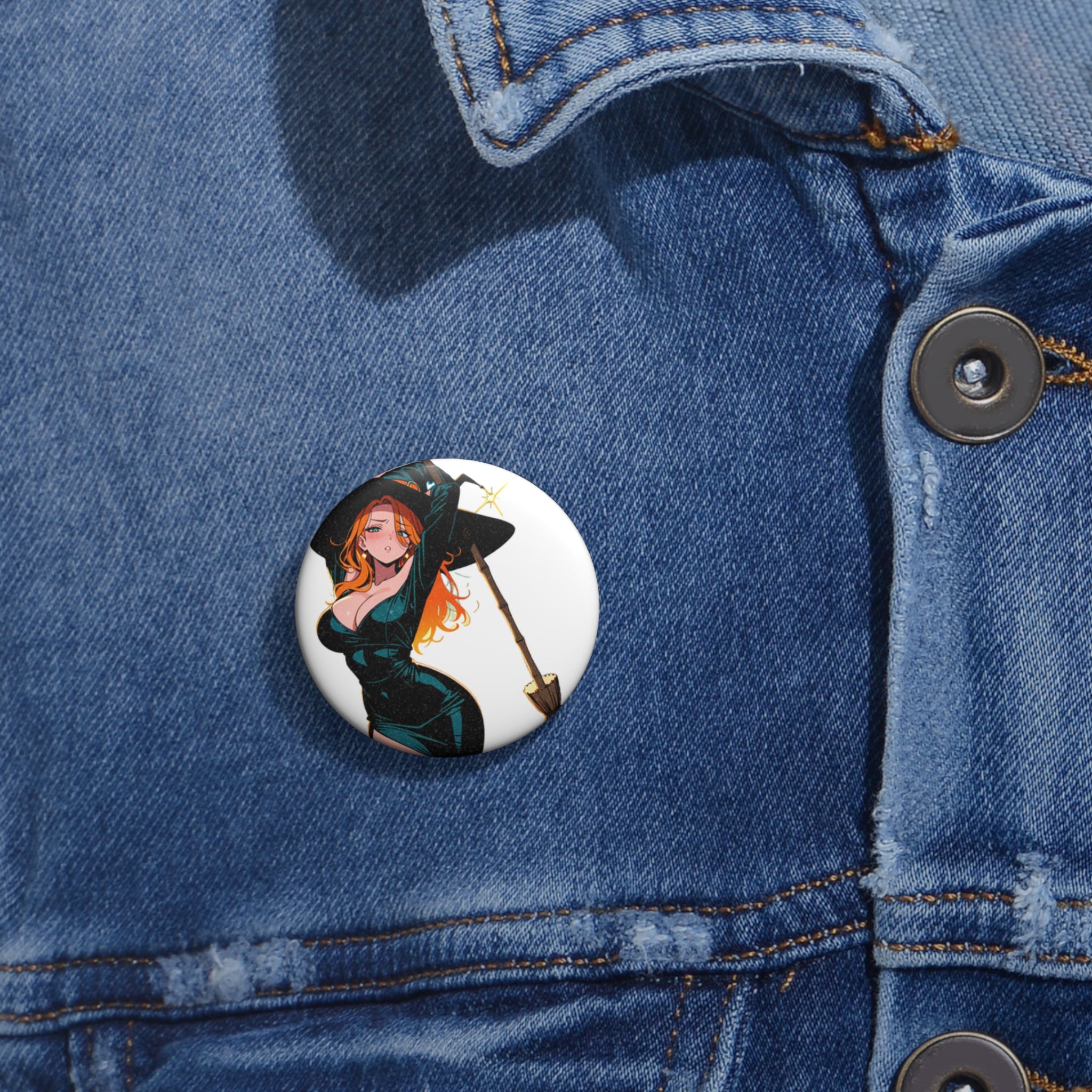 Kirara Hoshi JJK Anime Pin Button Witch Spicy Beach — Beach Babes Pt. 6