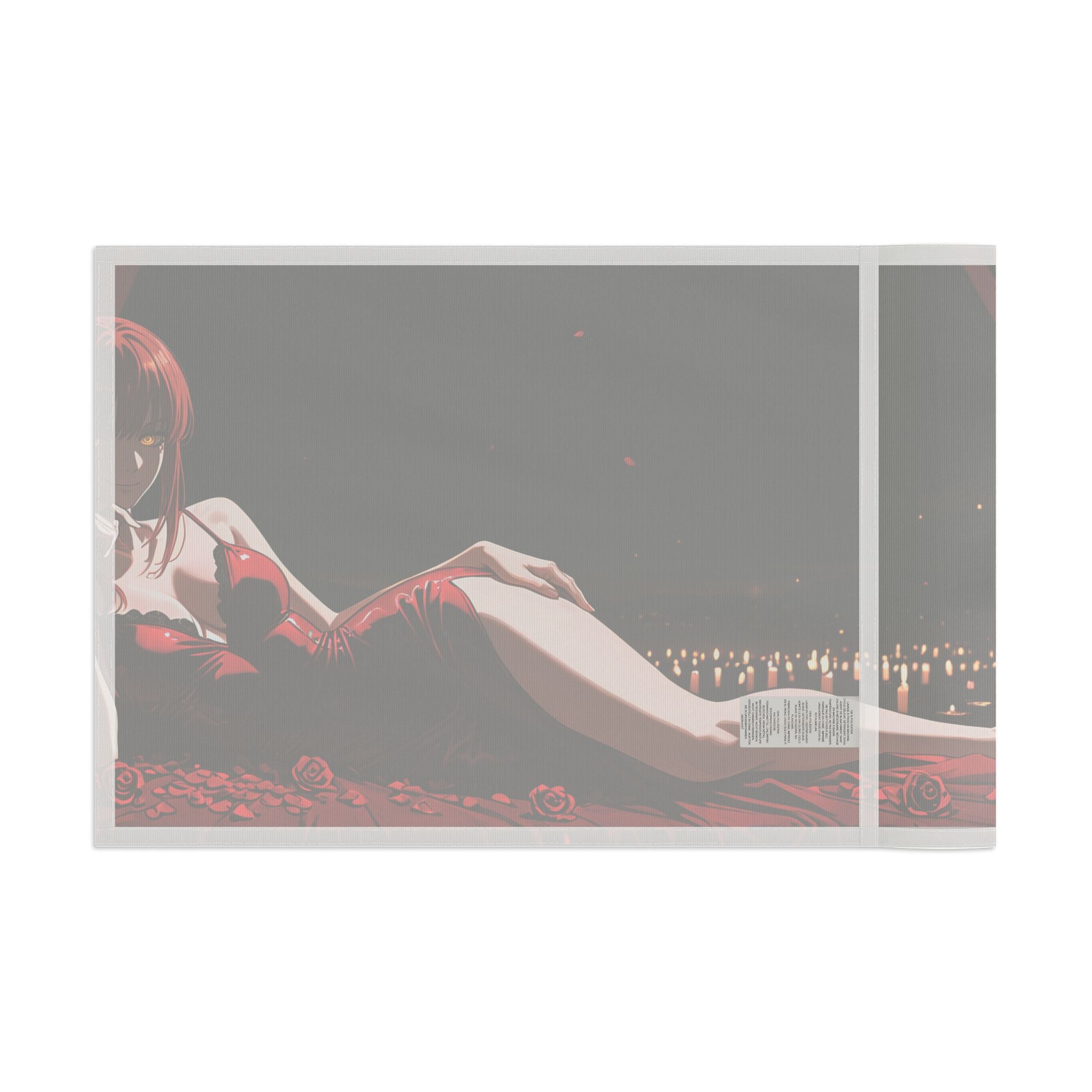 Makima Chainsaw Man Spicy Wall Flag | Velvet Boudoir Anime — Boudoir Pt. 1