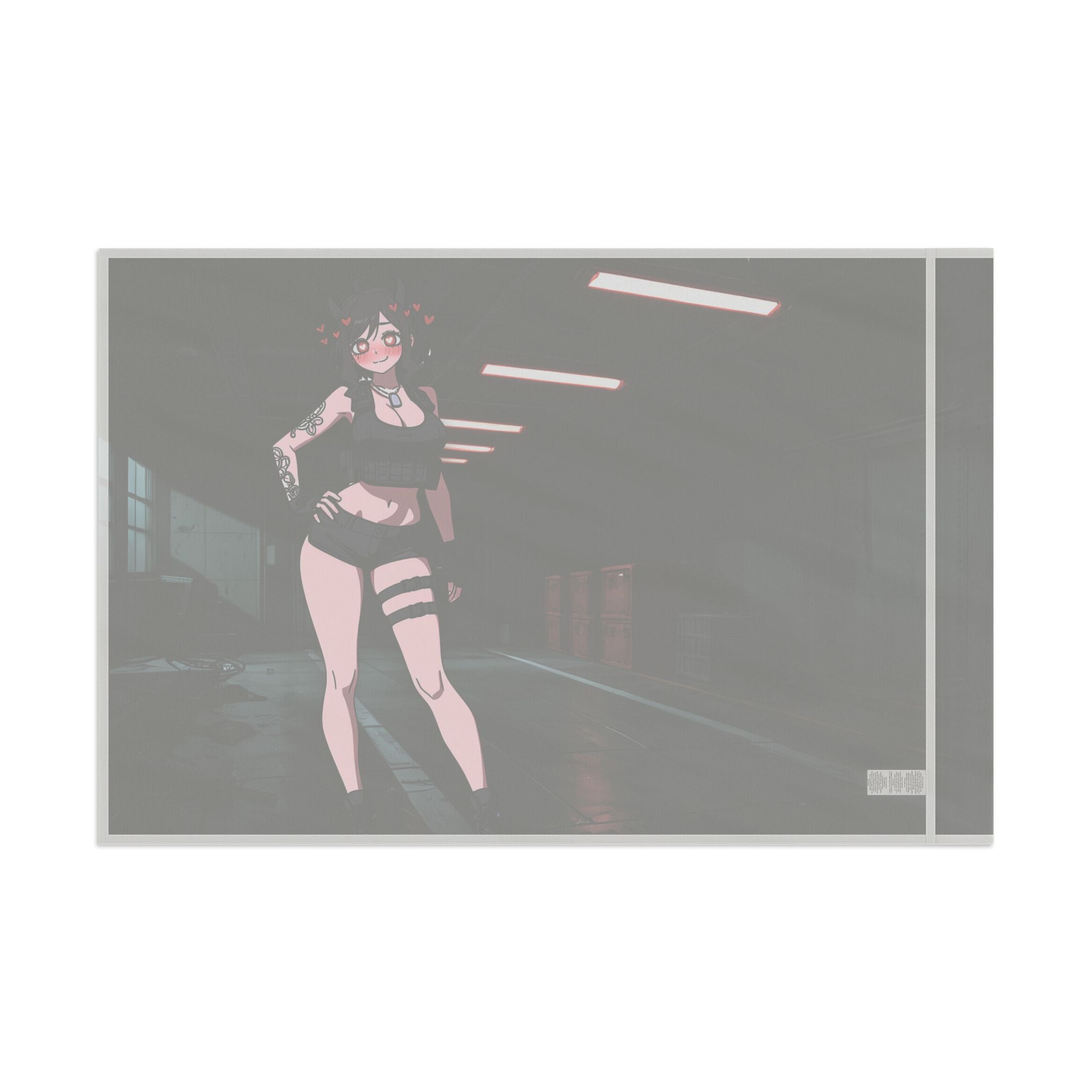 Modeus Helltaker Spicy Anime Wall Flag | Tactical Pinup Banner