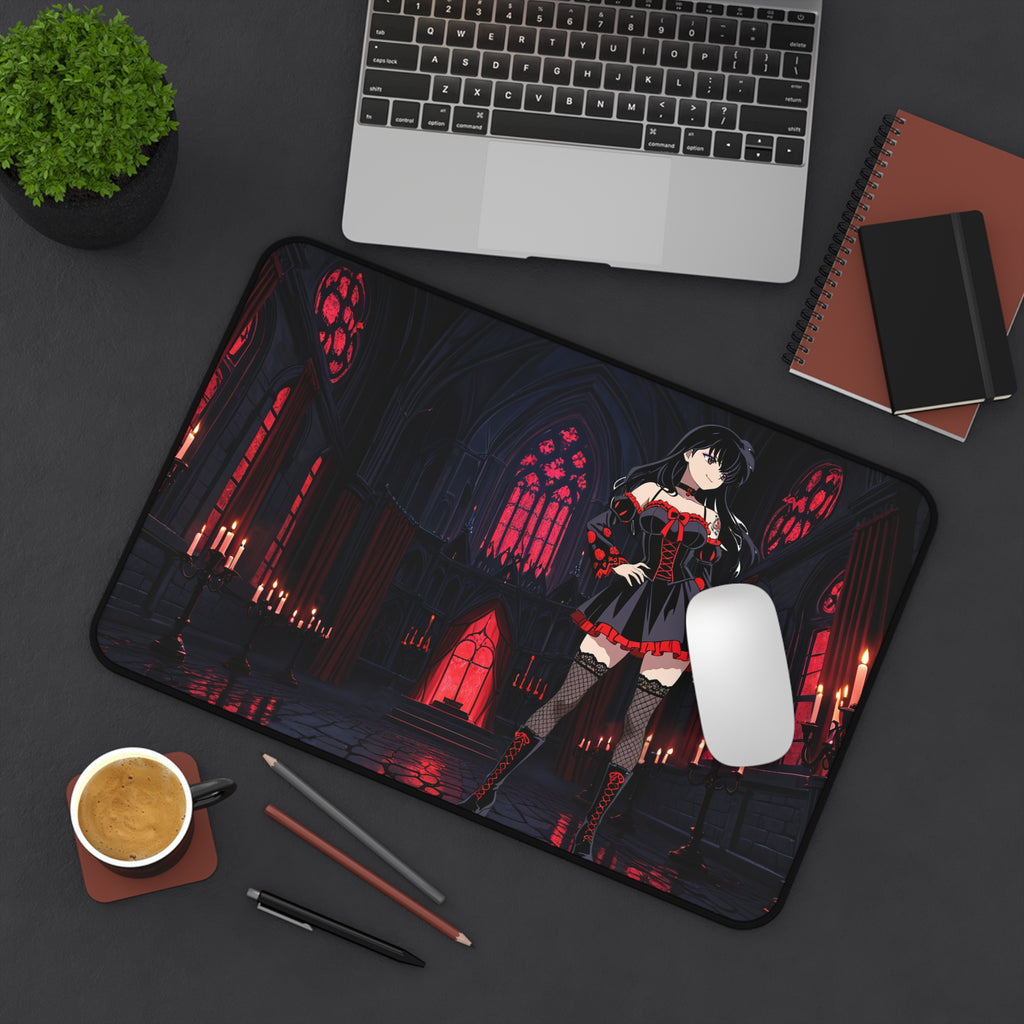 Kagome Inuyasha Gothic Anime Desk Mat | Dark Aesthetic XL Mouse Pad