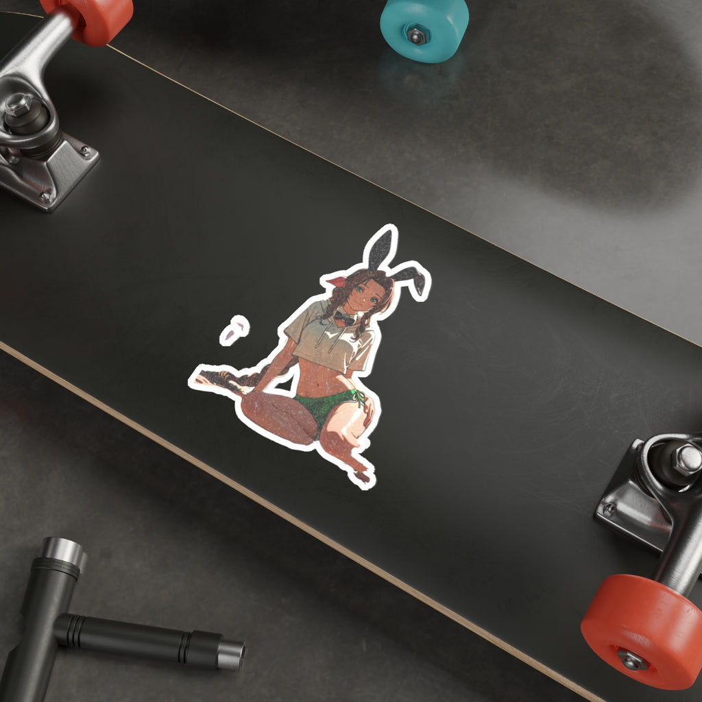 Aerith Final Fantasy VII Anime Die Cut Vinyl Sticker — Bunny Girls Pt. 8