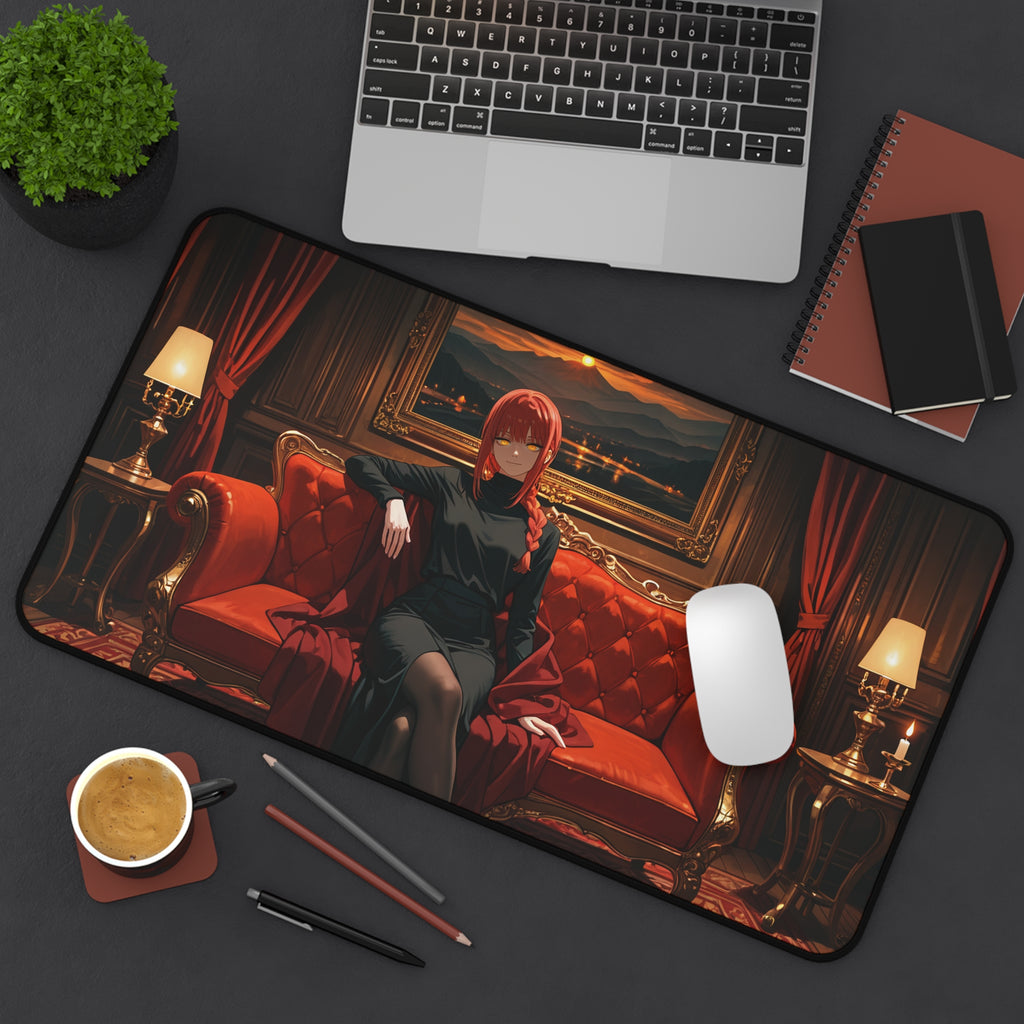 Makima Chainsaw Man Anime Desk Mat Boudoir Pinup — Boudoir Pt. 1