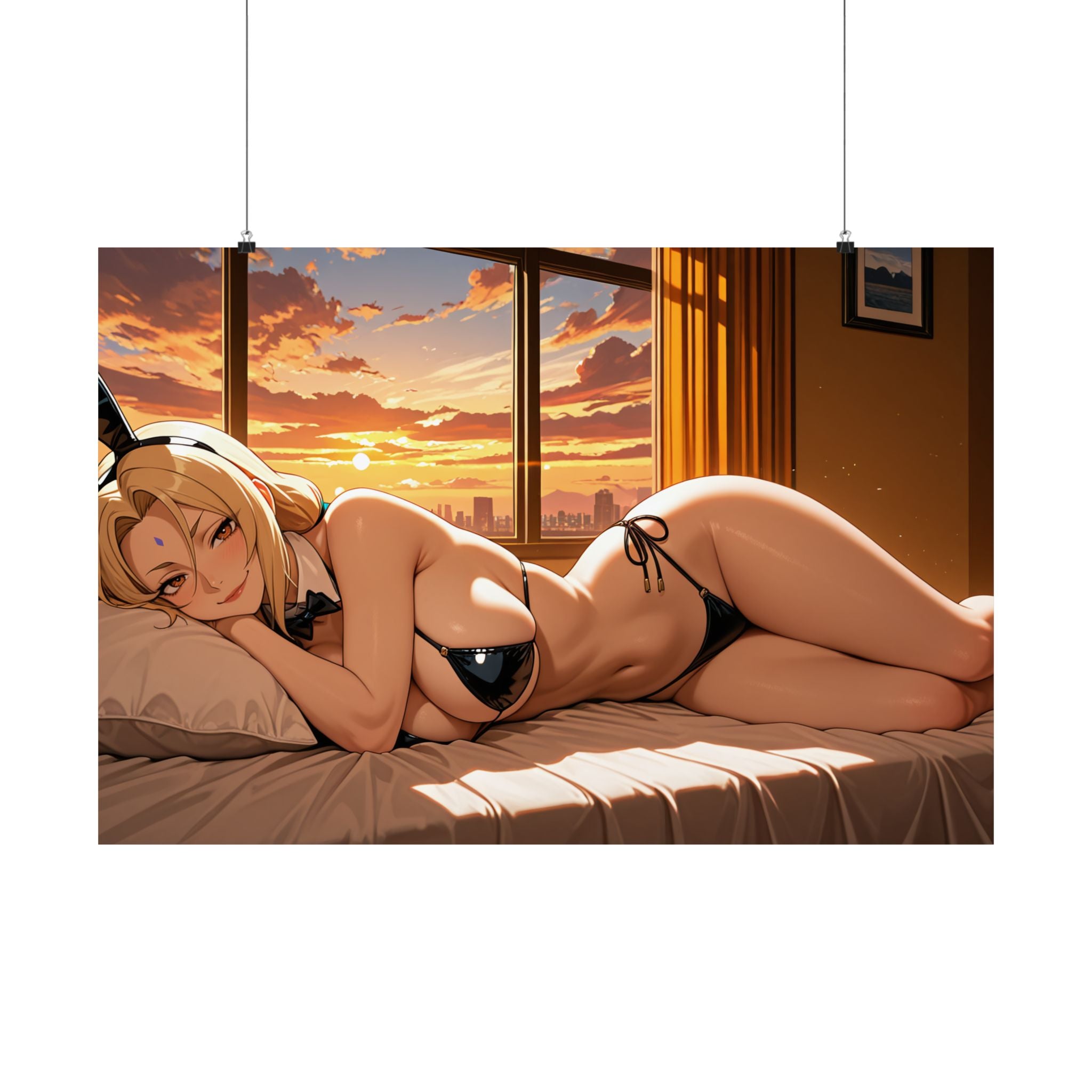 Tsunade Naruto Spicy Anime Poster Print | Bunny Girls Pt. 6