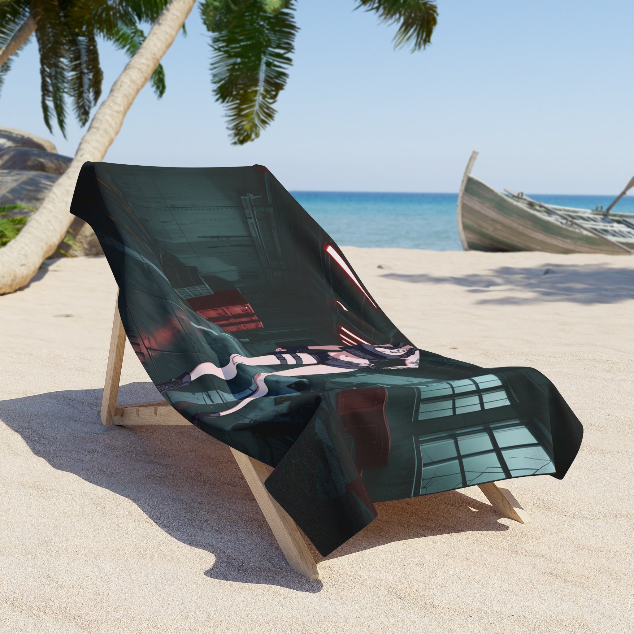 Modeus Helltaker Spicy Anime Beach Towel | Tactical Pinup Fan Art