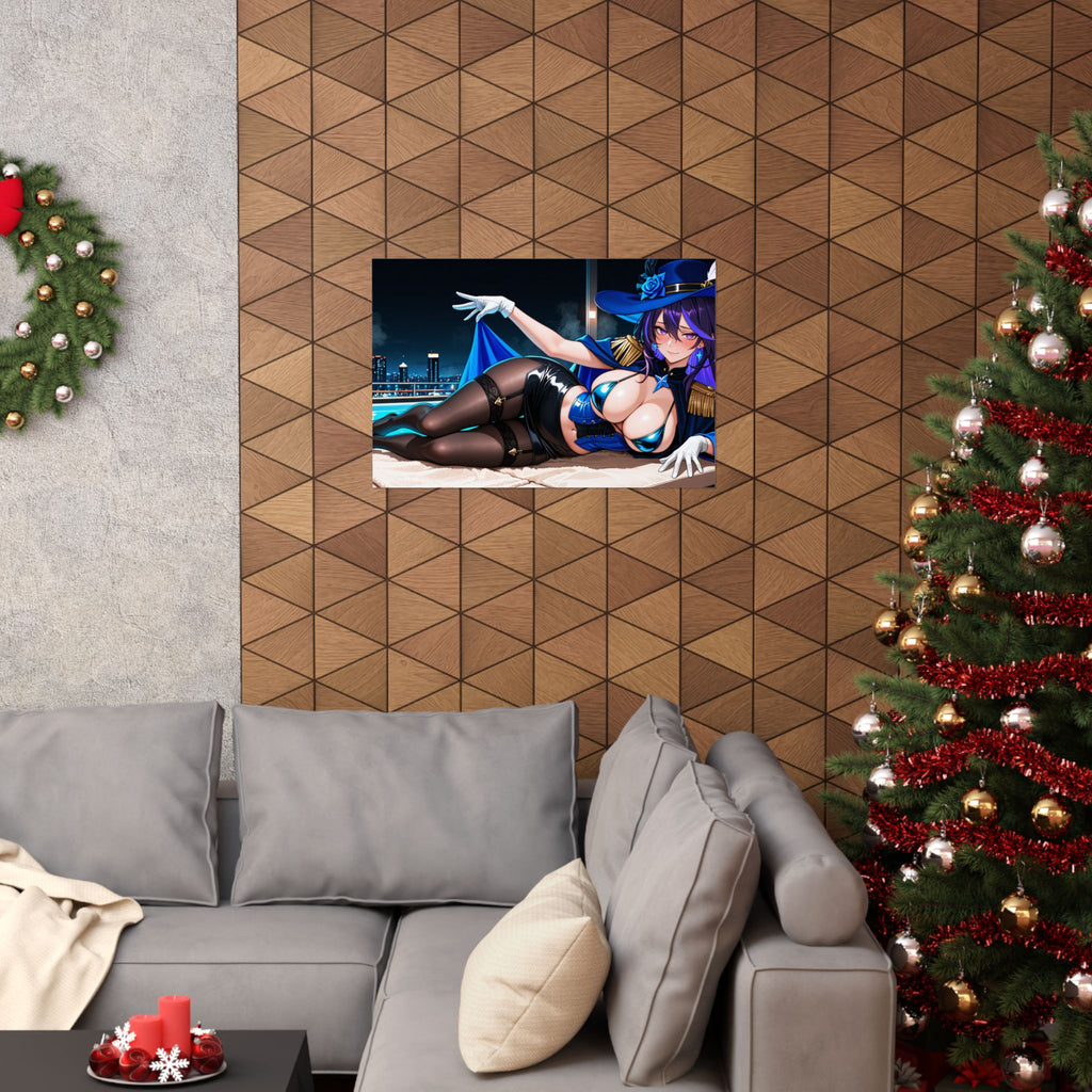 Clorinde Genshin Impact Spicy Anime Wall Art Poster | Pinup — Beach Babes Pt. 4