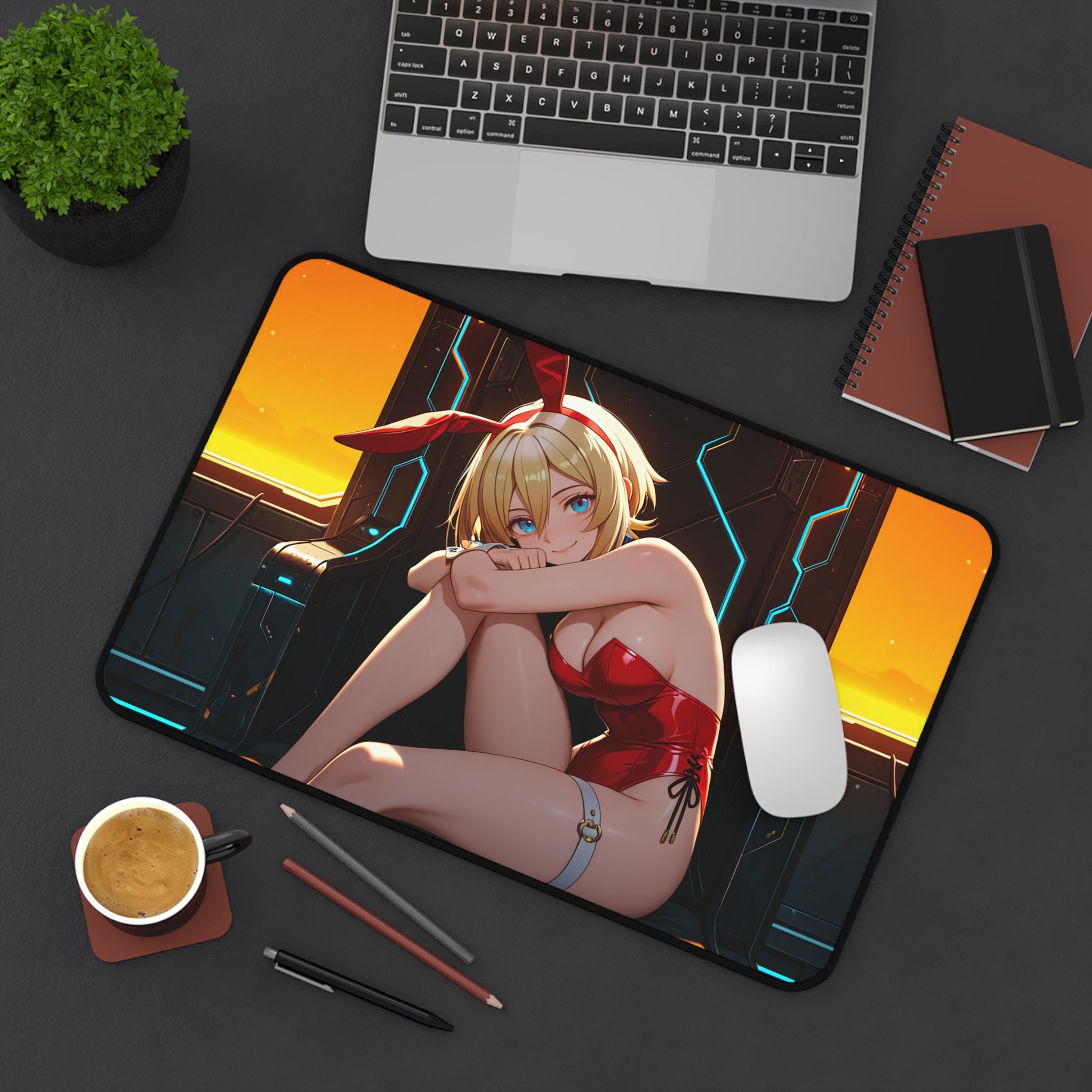 Irida Legends Dark Priestess Spicy Anime Desk Mat — Bunny Girls Pt. 8