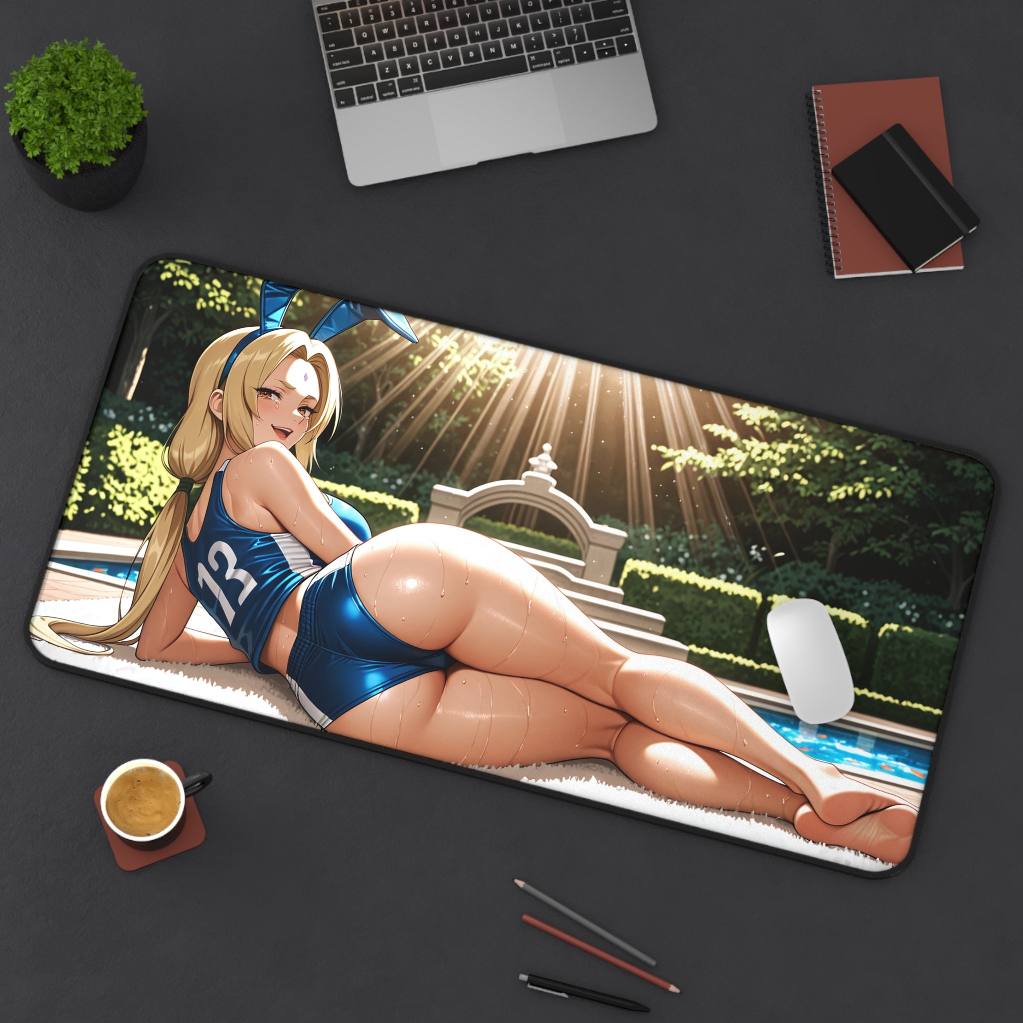 Tsunade Naruto Spicy Anime Desk Mat Pinup Koi Garden — Bunny Girls Pt. 5 (Spicy)