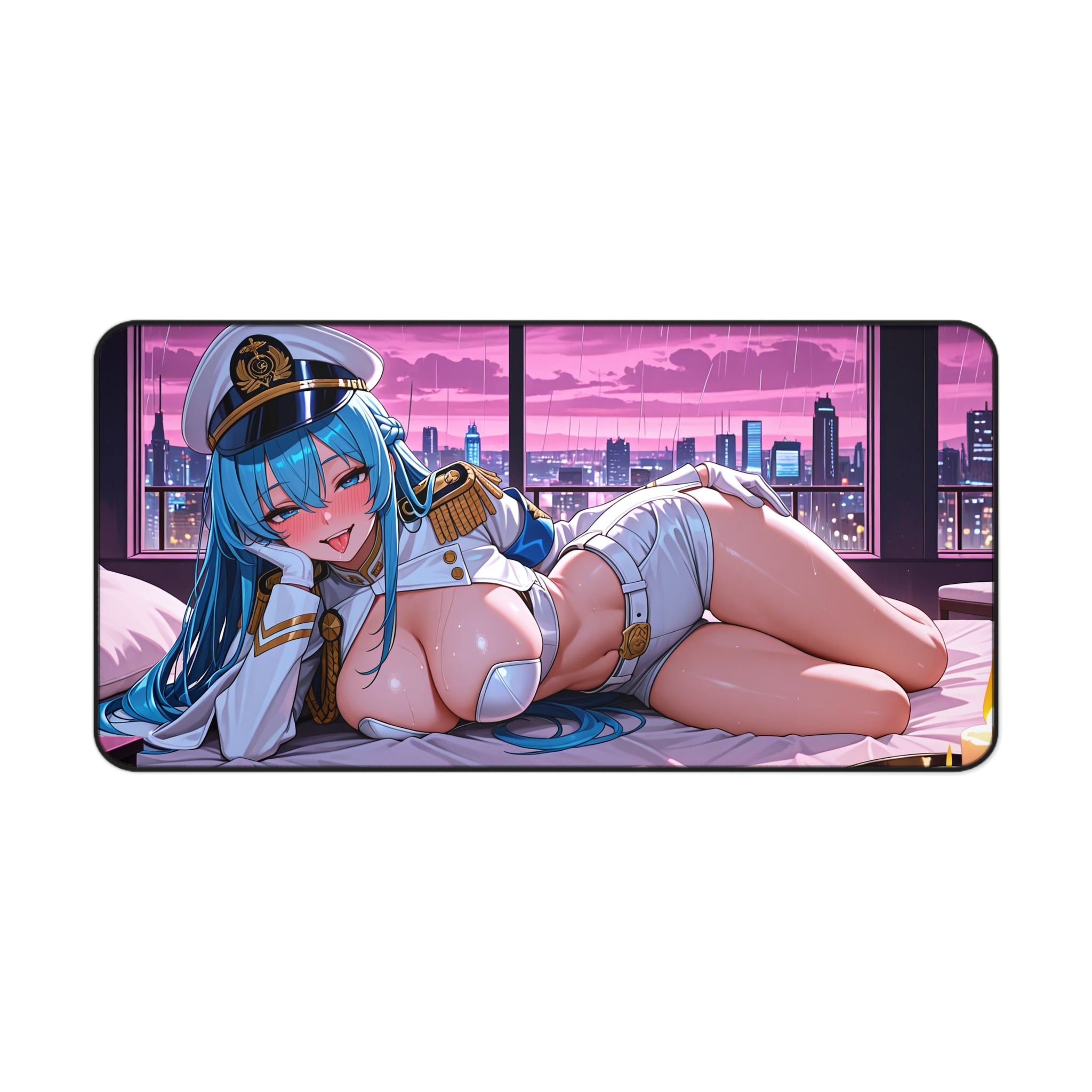 Helm NIKKE Anime Desk Mat Fan Art Pinup Gaming Pad — Boudoir Pt. 3