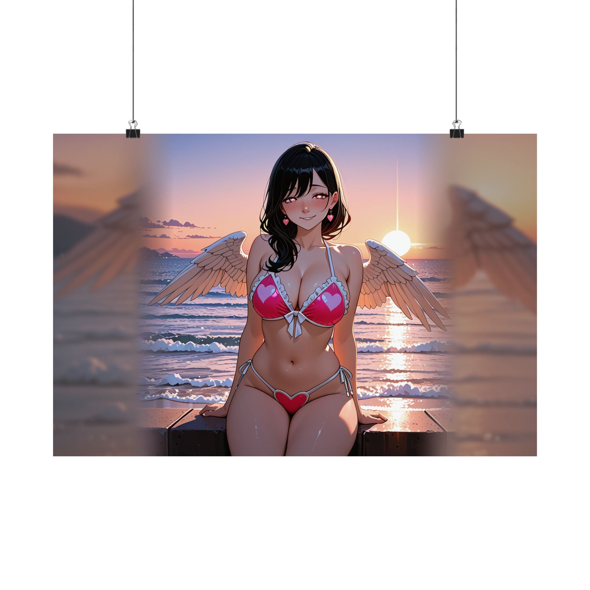 Kirara Hoshi JJK Cupid Spicy Anime Wall Art Poster — Beach Babes Pt. 5 (Spicy)