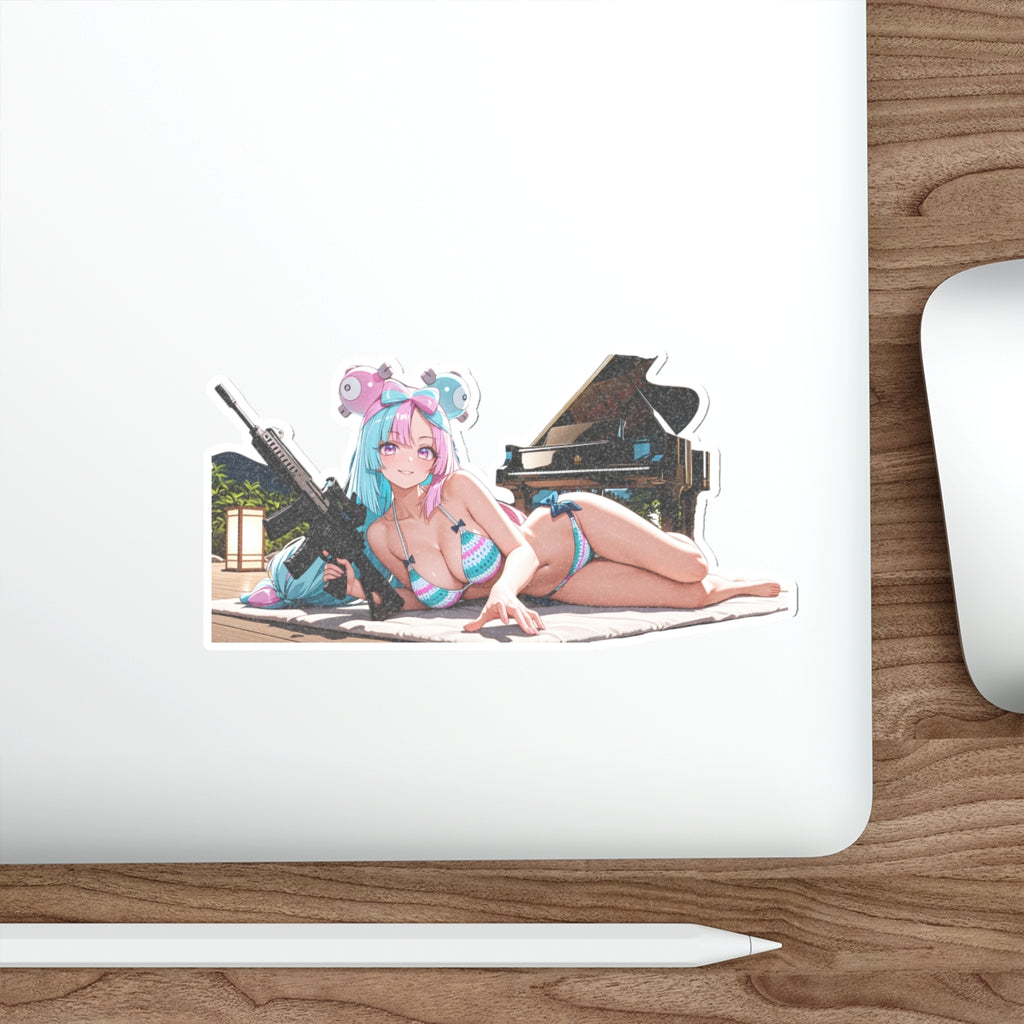 Iono Anime Pinup Die-Cut Vinyl Sticker fan art Tactical Girls Pt. 3