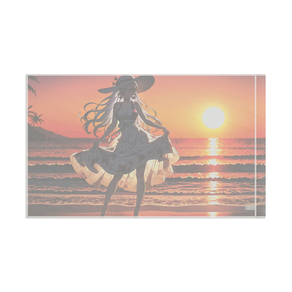 Daki Demon Slayer Wall Flag Sunset Beach Pinup Banner — Beach Babes Pt. 2