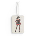 Kagome Inuyasha Gothic Anime Air Freshener | Dark Pinup Fan Art Car Charm