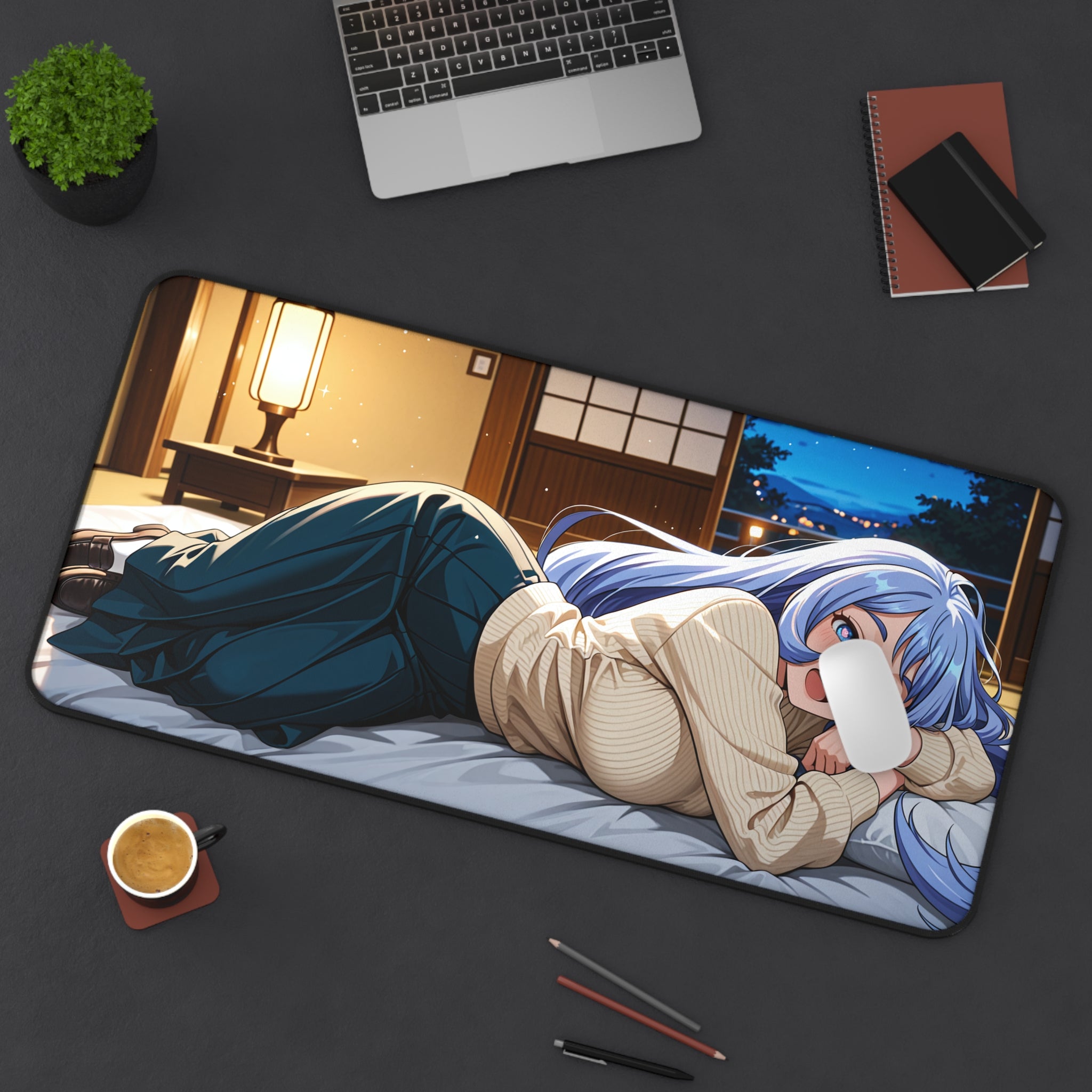 My Hero Academia Anime Desk Mat Pinup Fan Art Wide Mouse Pad